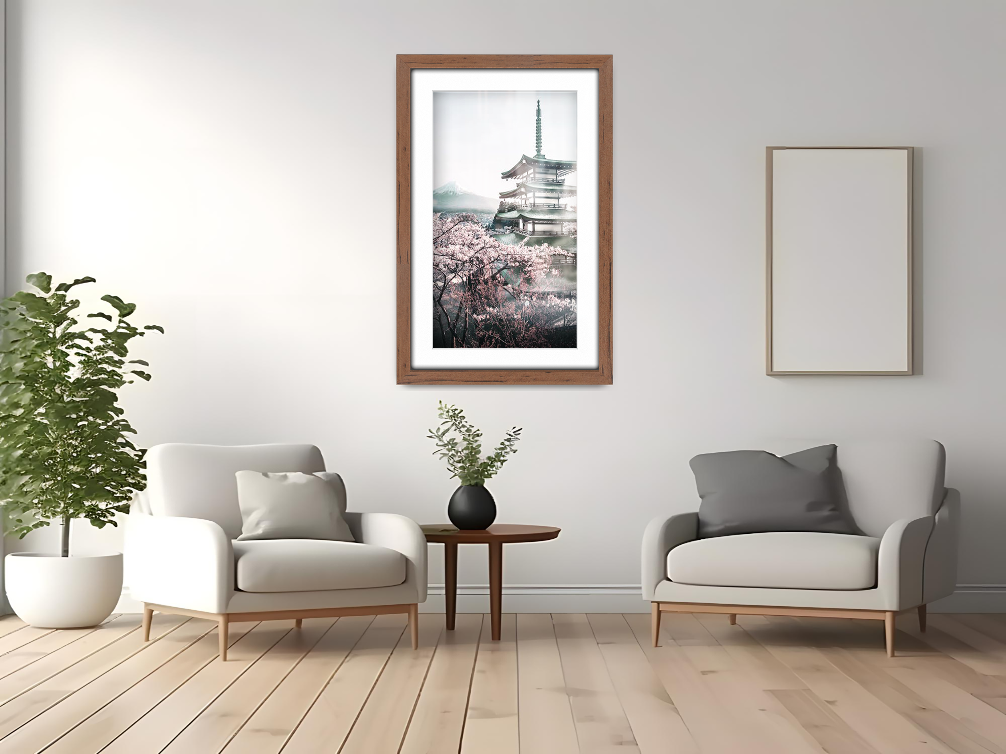 ( 60 x 80 cm ) / 32 x 24 Inch with 70 x 50 cm White Mount Picture Frames - MDF
