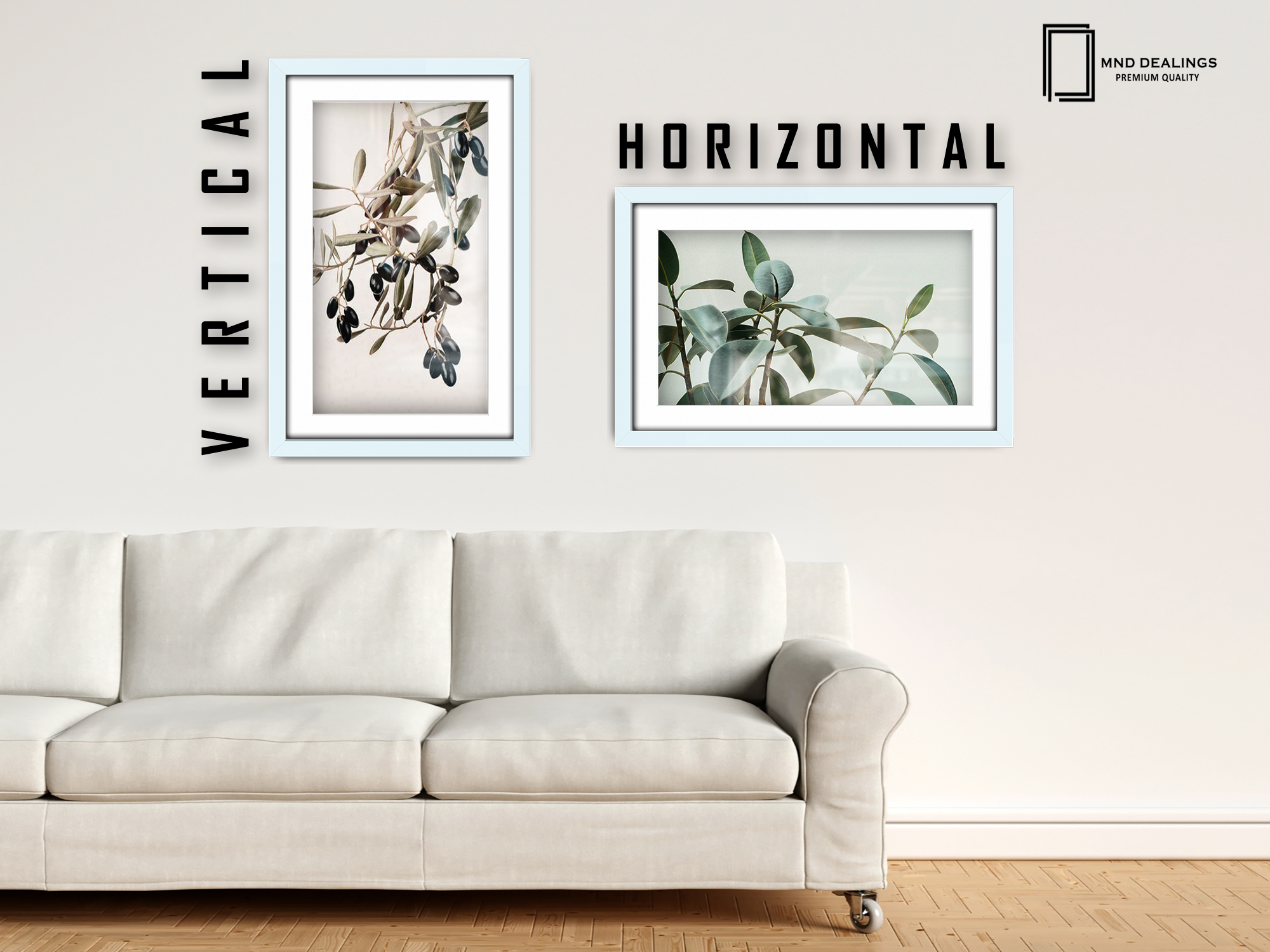 ( 60 x 80 cm ) / 32 x 24 Inch with 70 x 50 cm White Mount Picture Frames - MDF