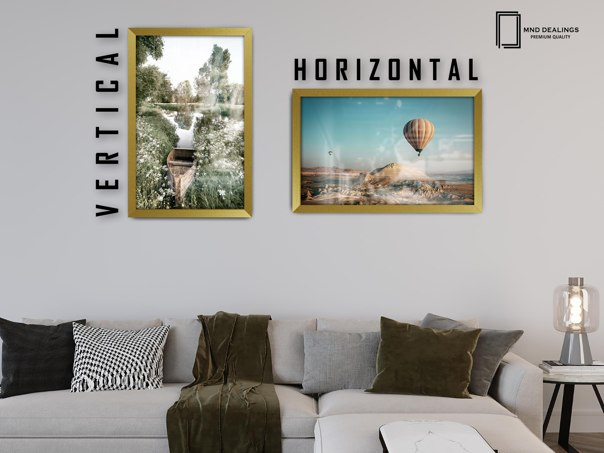 ( 60 x 85 CM ) / 34 x 24 Inch Frames - MDF