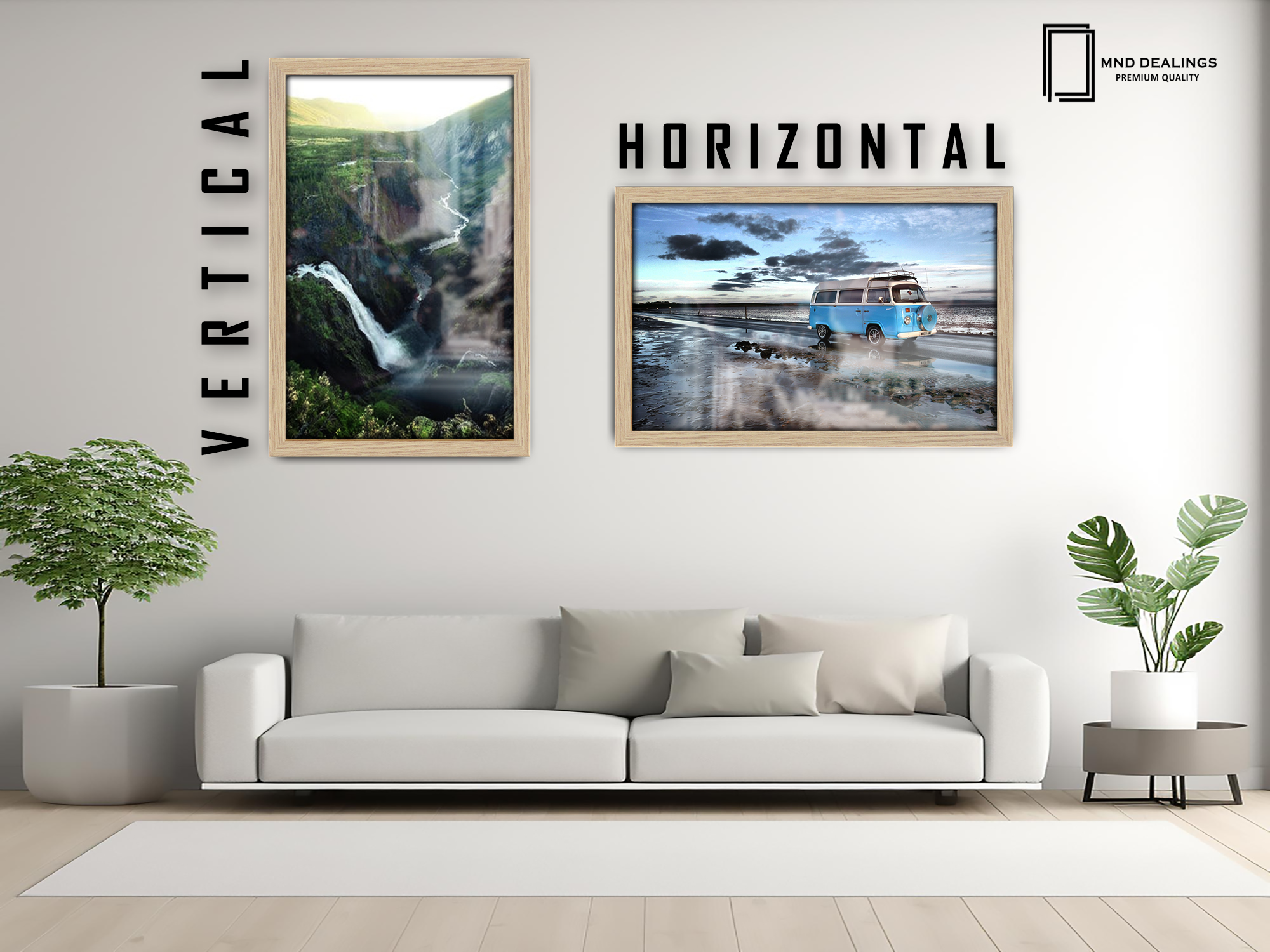 ( 60 x 85 CM ) / 34 x 24 Inch Frames - MDF