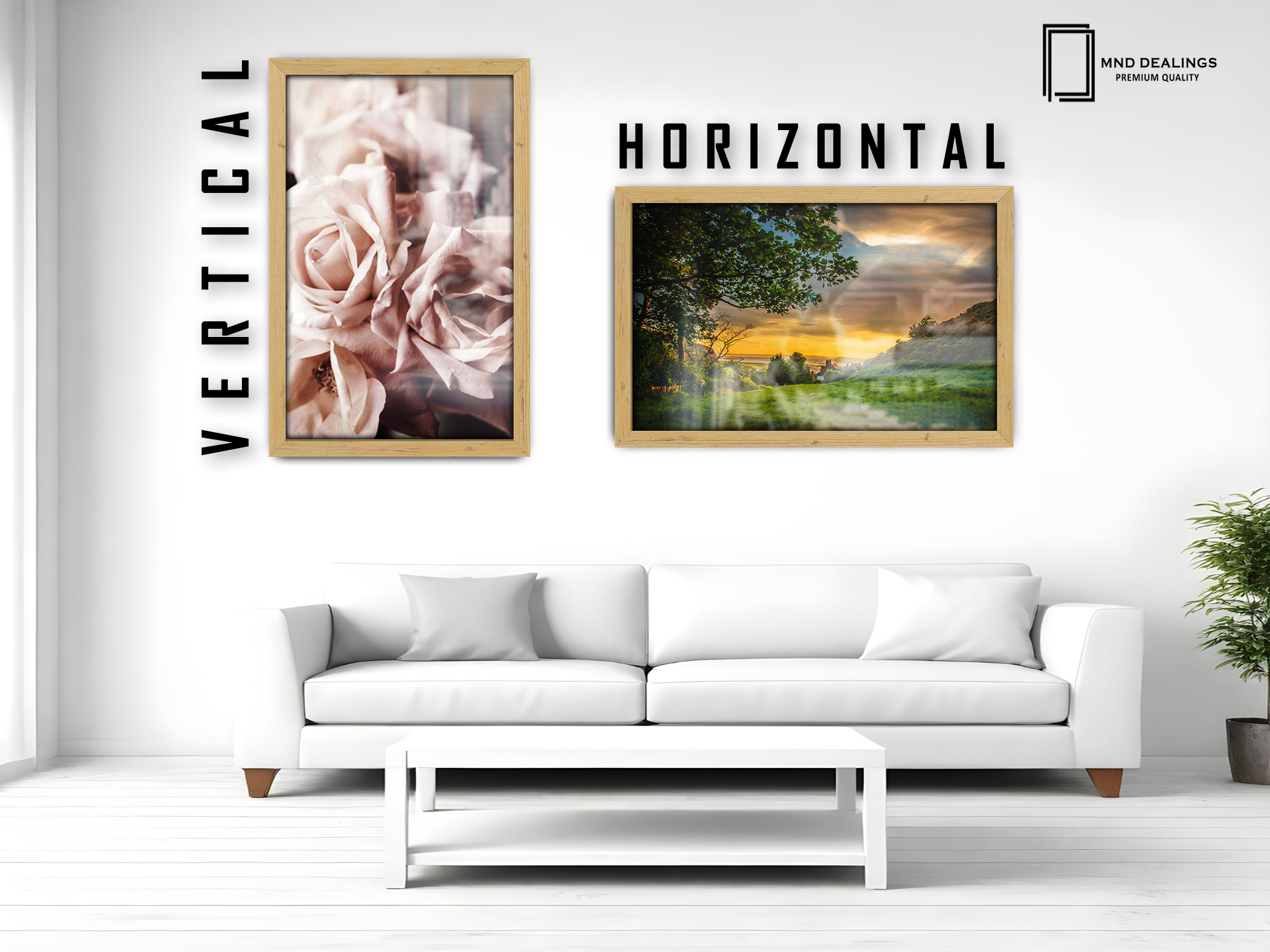 ( 60 x 85 CM ) / 34 x 24 Inch Frames - MDF