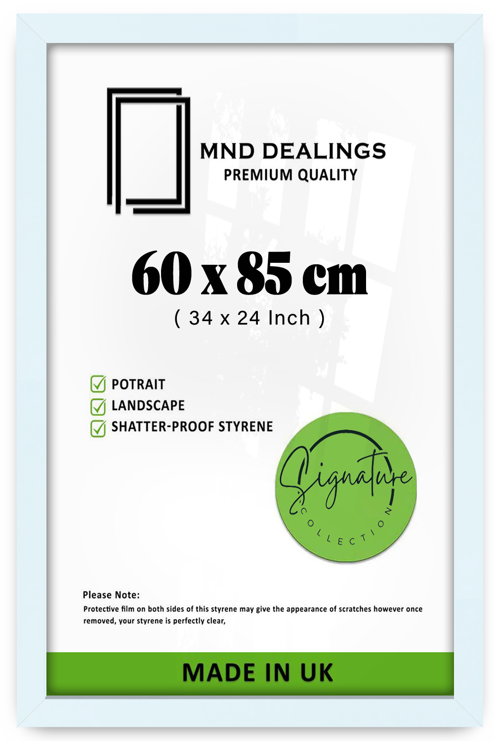 ( 60 x 85 CM ) / 34 x 24 Inch Frames - MDF