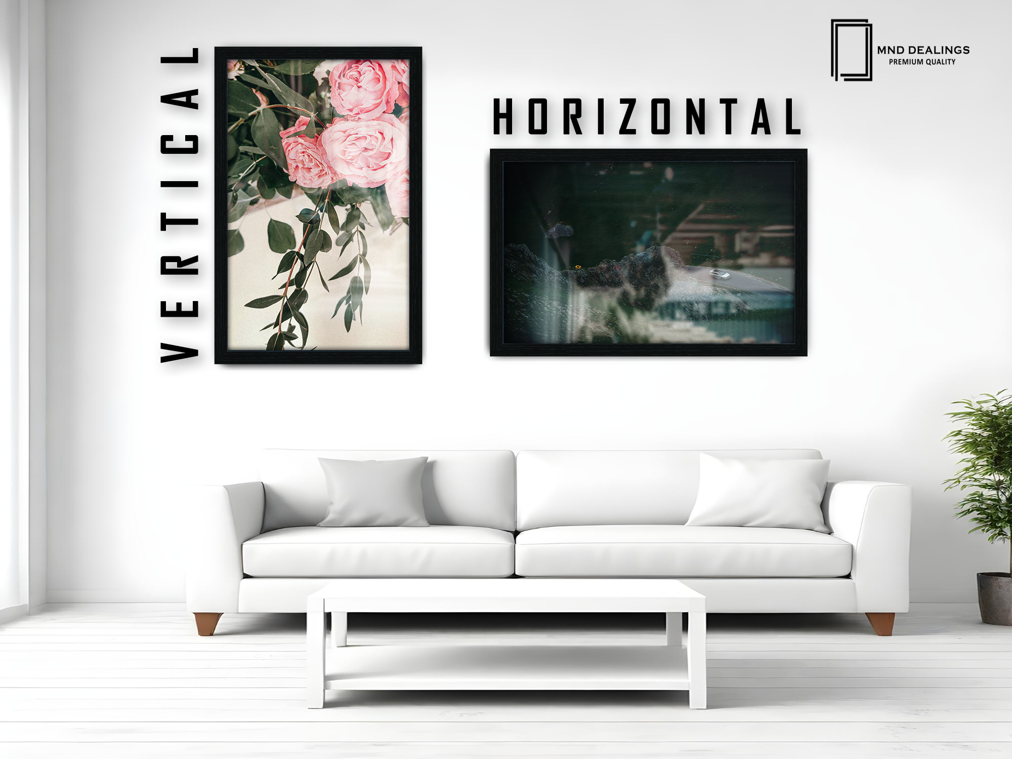 ( 60 x 90 CM ) / 36 x 24 Inch Poster Frames - MDF