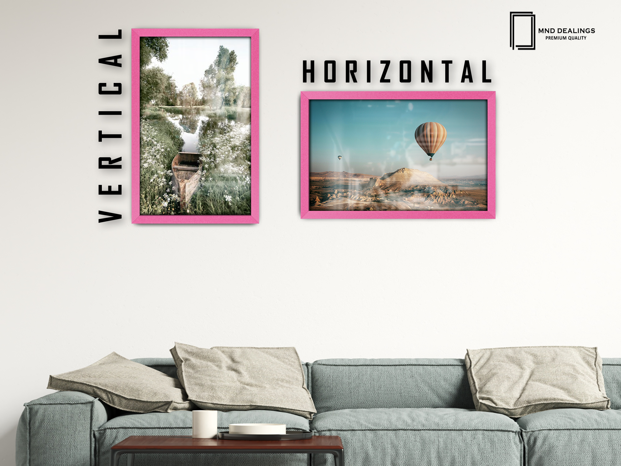 ( 60 x 90 CM ) / 36 x 24 Inch Poster Frames - MDF