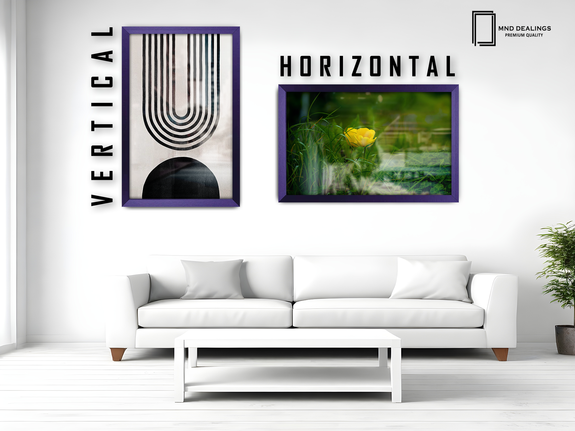 ( 60 x 90 CM ) / 36 x 24 Inch Poster Frames - MDF