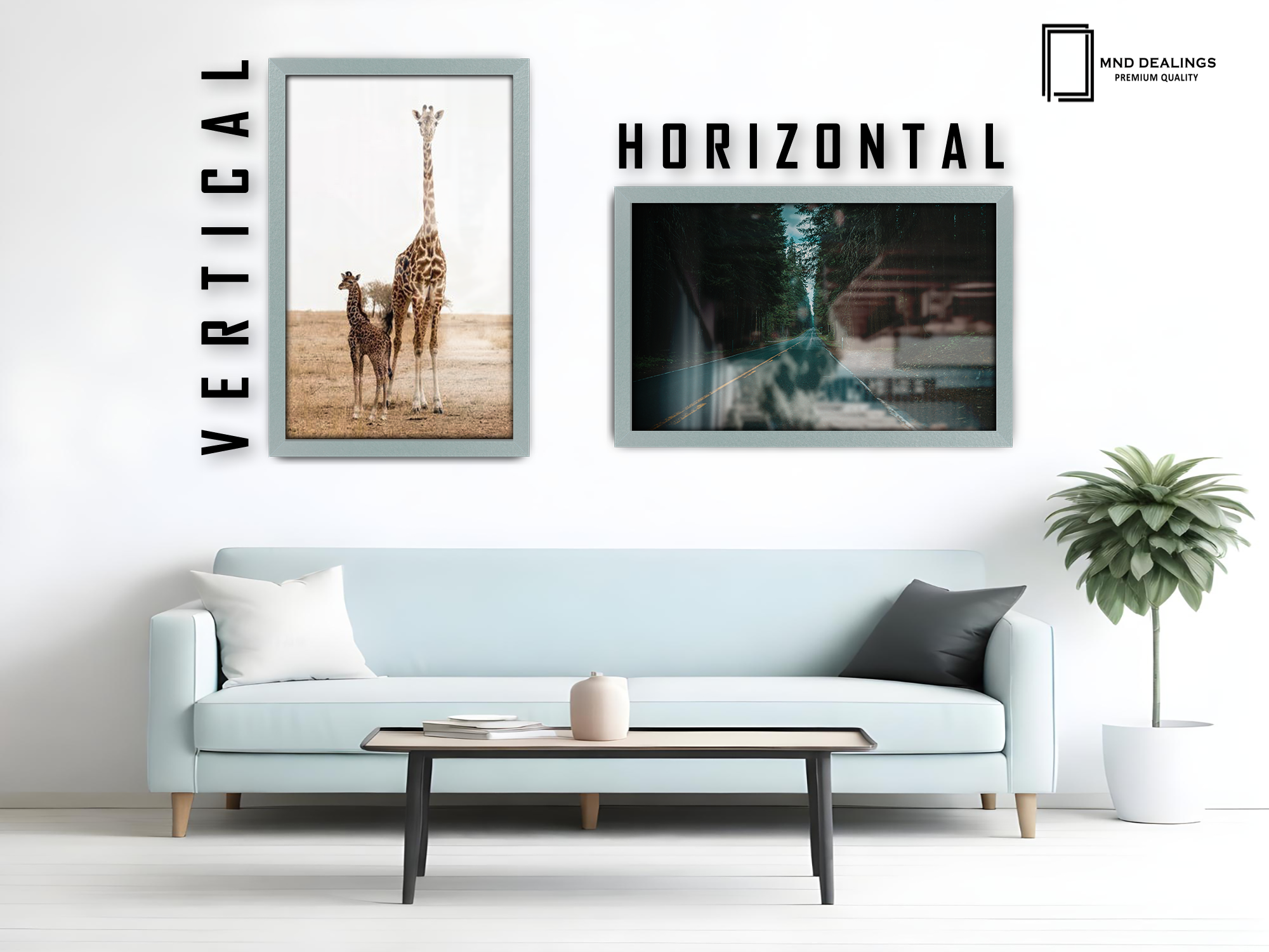 ( 60 x 90 CM ) / 36 x 24 Inch Poster Frames - MDF