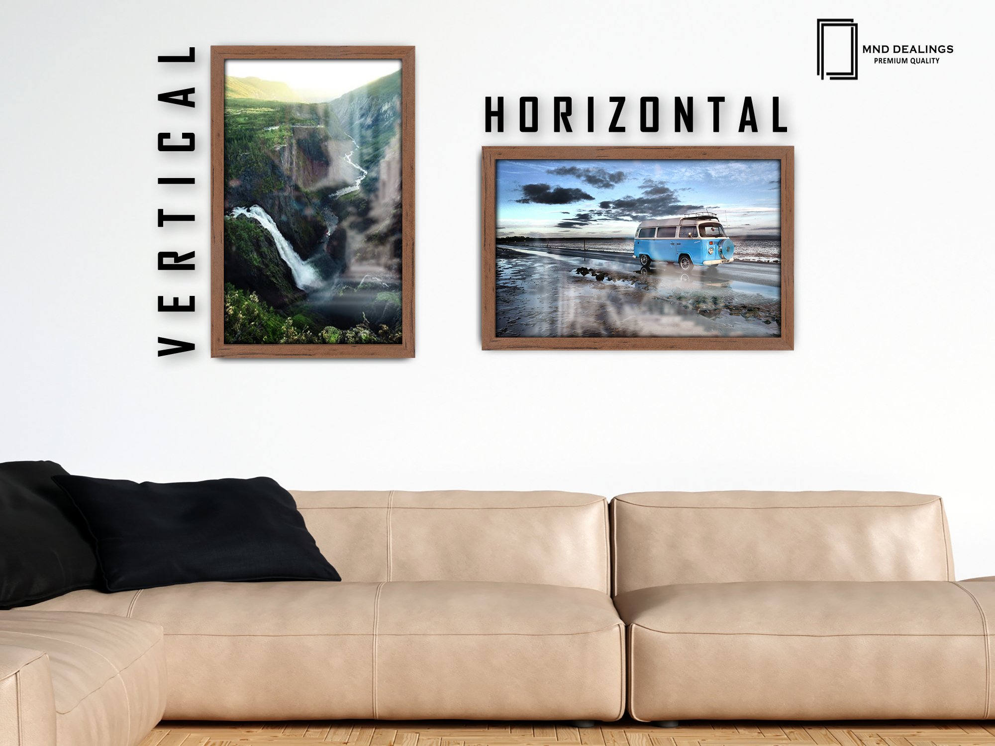 ( 60 x 90 CM ) / 36 x 24 Inch Poster Frames - MDF