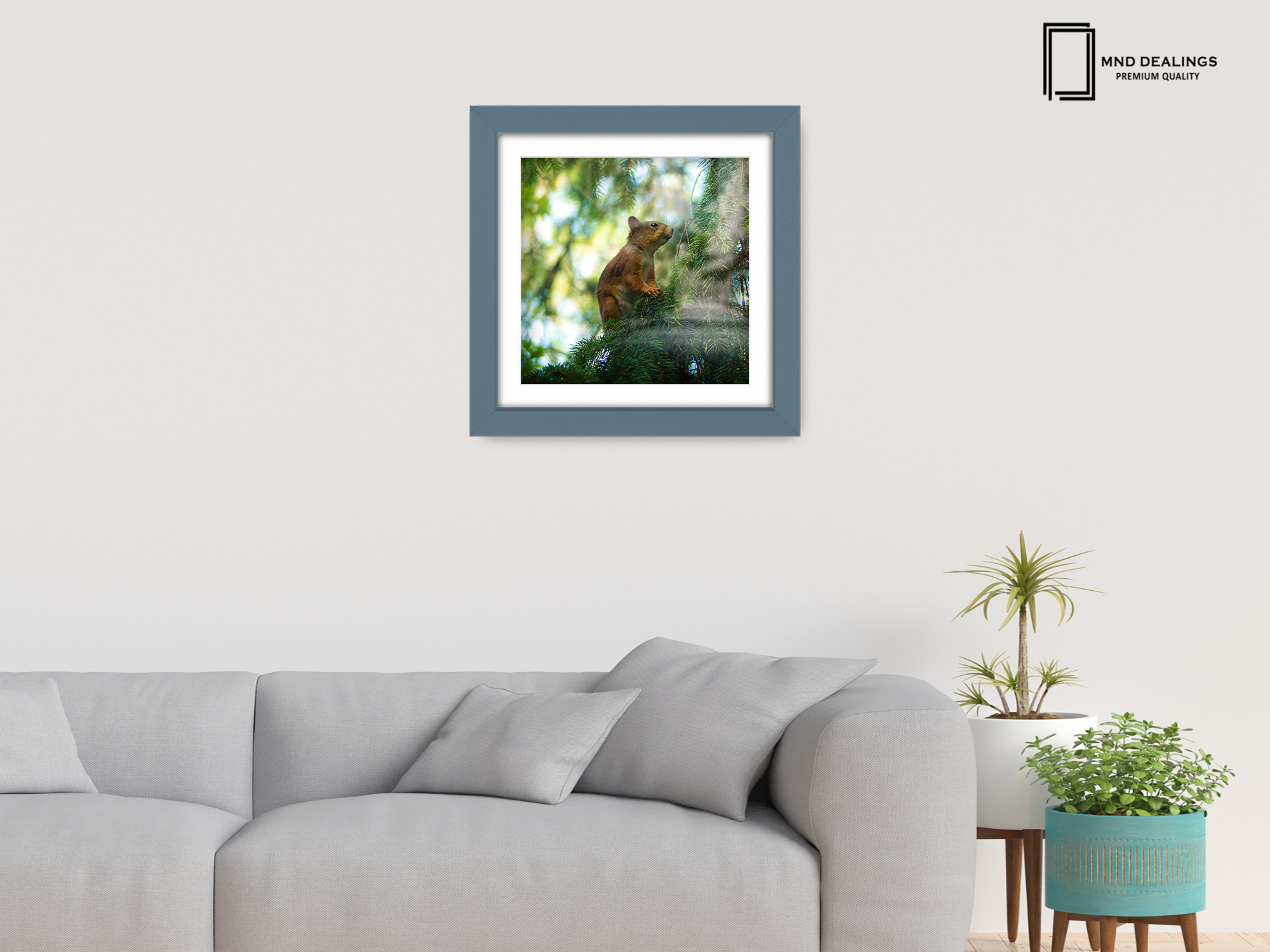 ( 65 x 65 Cm ) / 26 x 26 Inch with 55 x 55 Cm White Mount Display Frame - MDF
