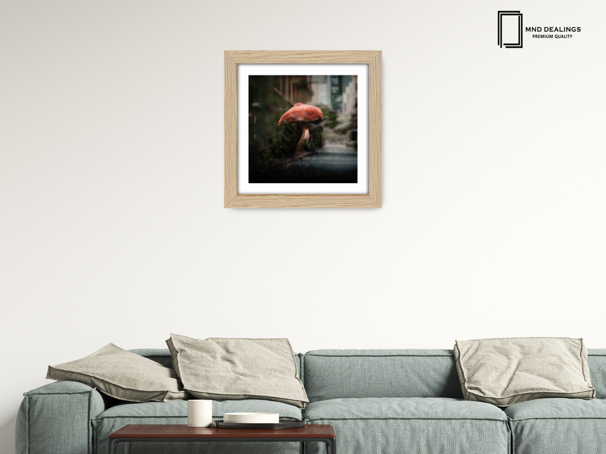 ( 65 x 65 Cm ) / 26 x 26 Inch with 55 x 55 Cm White Mount Display Frame - MDF