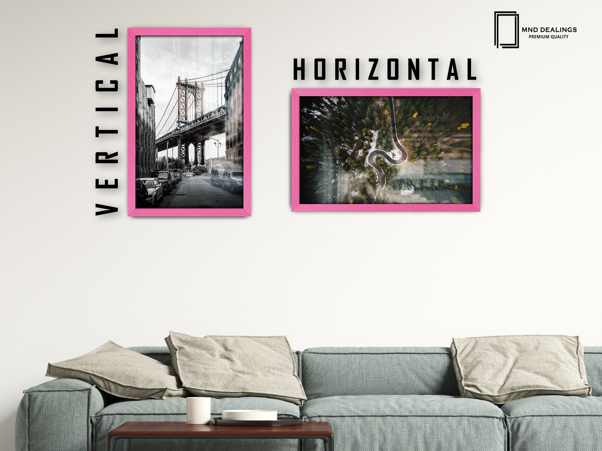 ( 70 x 100 CM ) / 40 x 28 Inch Certificate Frames - MDF
