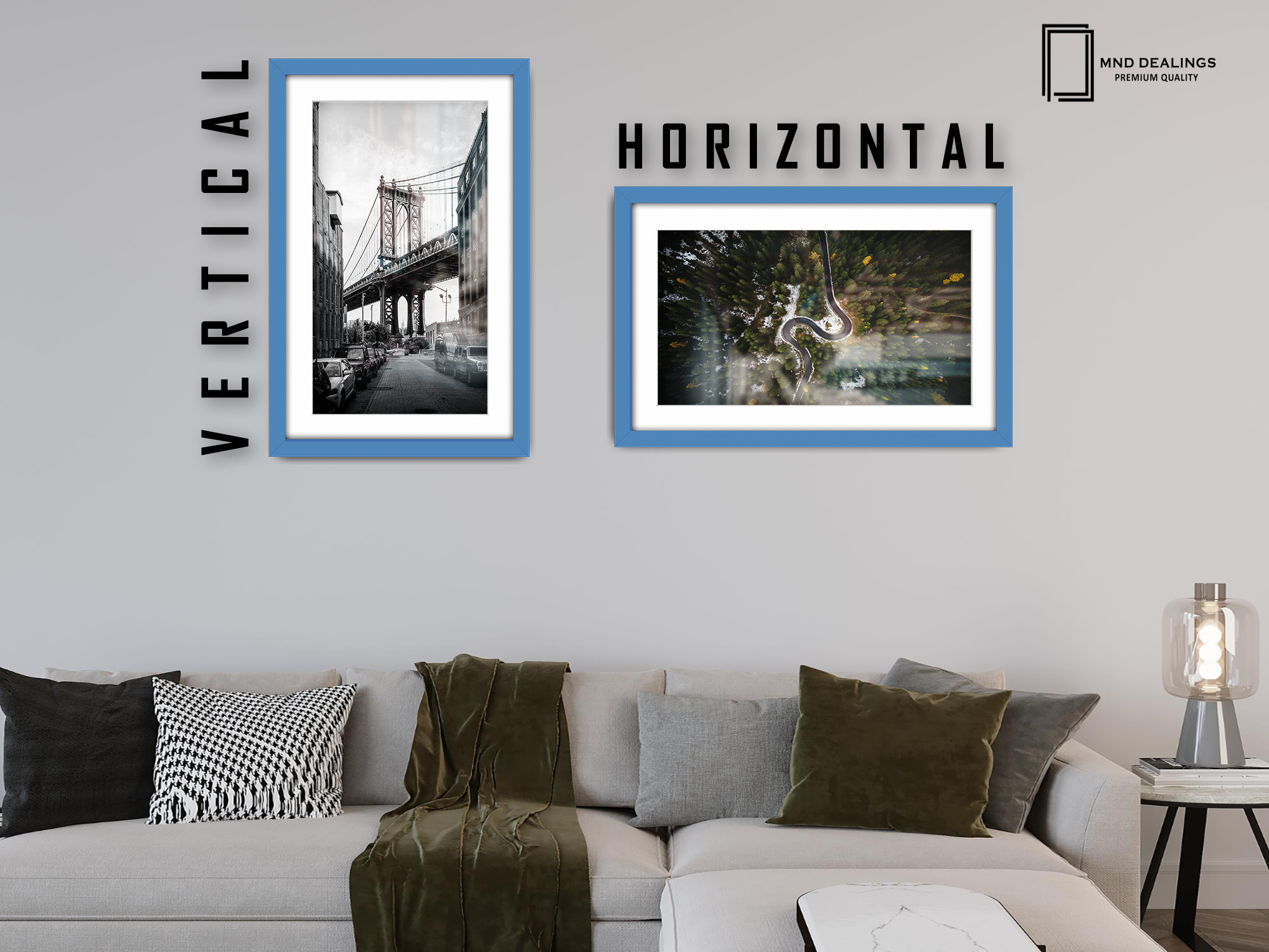 ( 70 x 100 cm ) / 40 x 28 Inch with 91.44 x 60.96 cm White Mount Certificate Frames - MDF