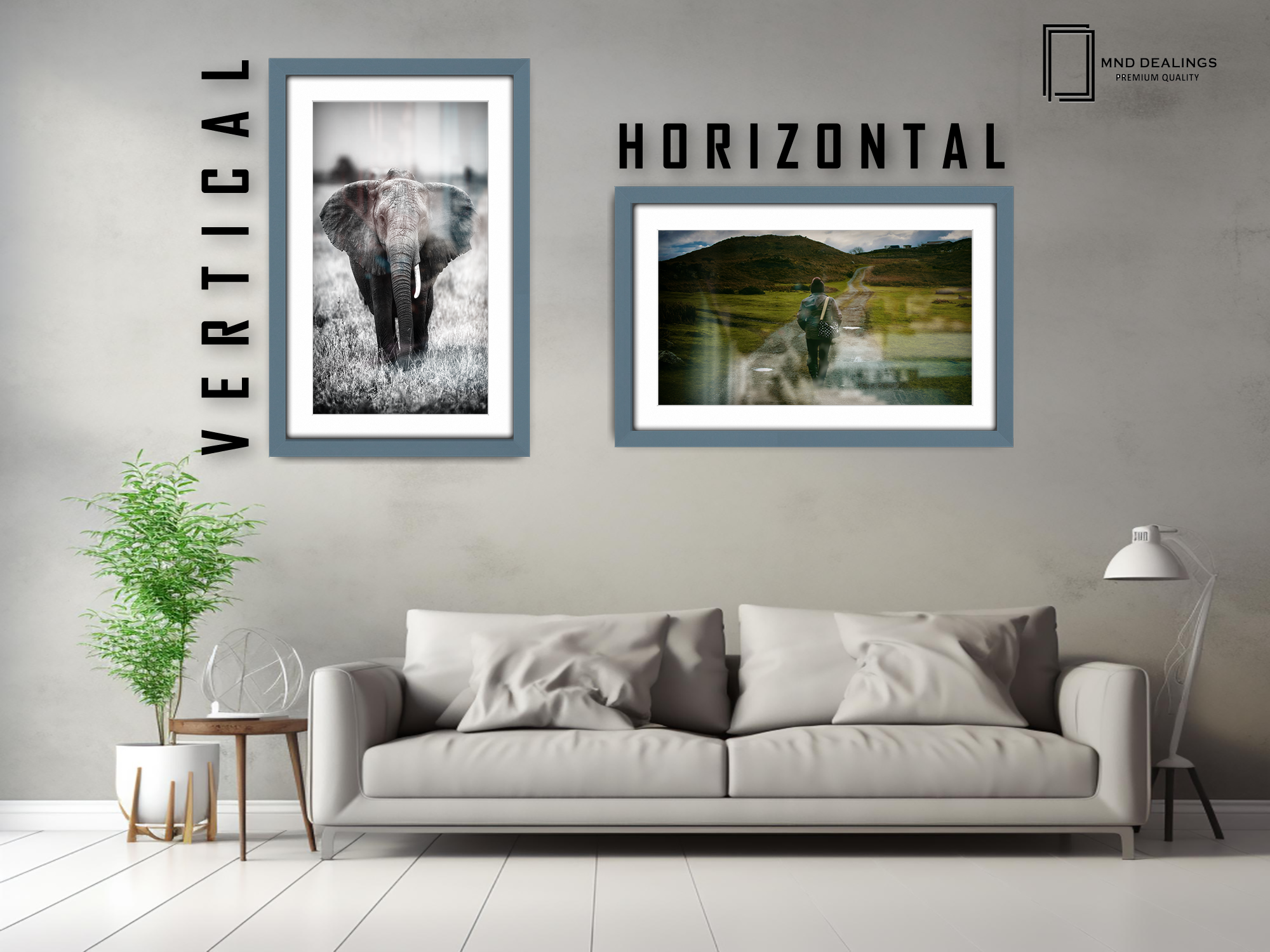( 70 x 100 cm ) / 40 x 28 Inch with 91.44 x 60.96 cm White Mount Certificate Frames - MDF