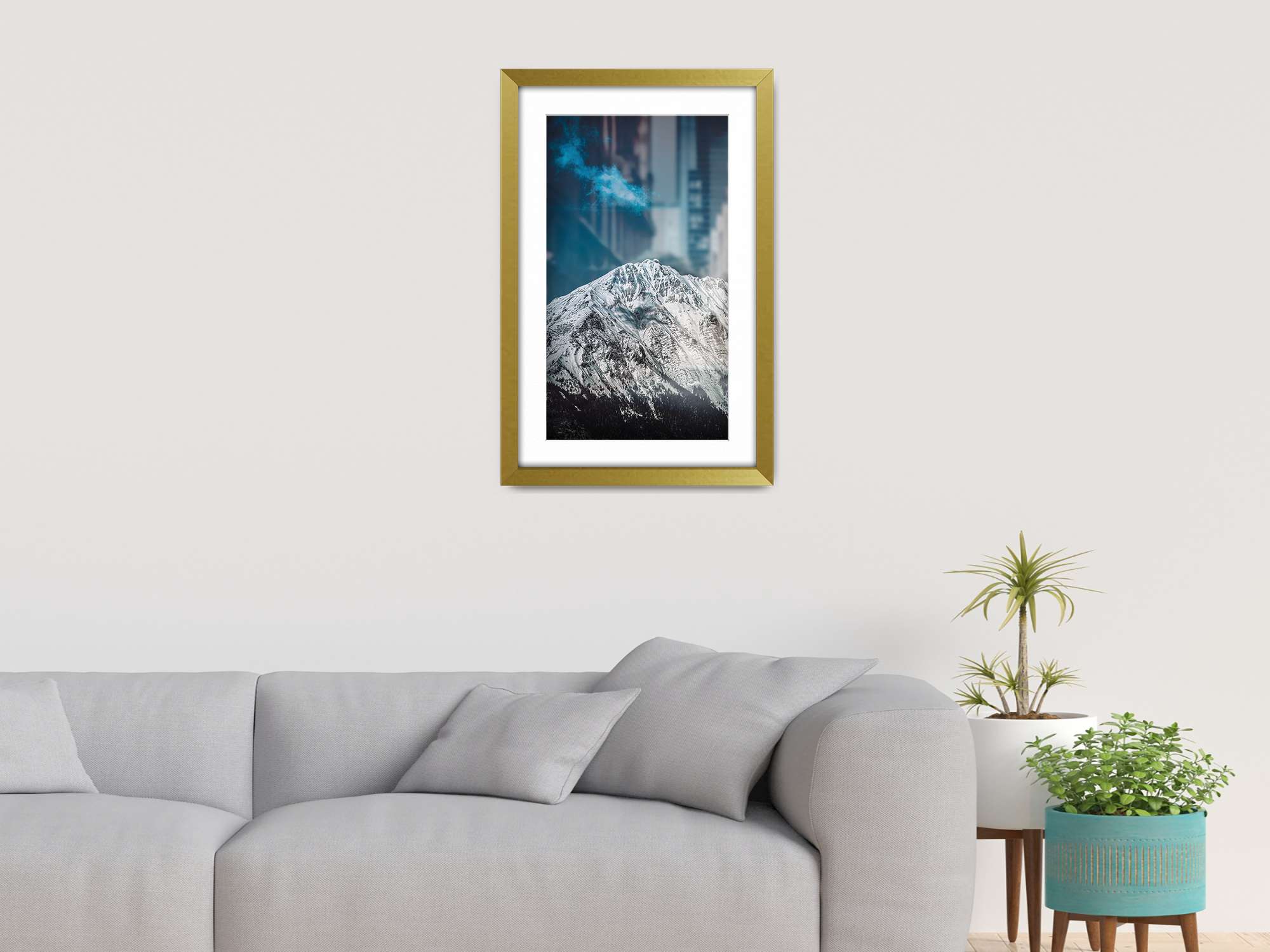 ( 70 x 100 cm ) / 40 x 28 Inch with 91.44 x 60.96 cm White Mount Certificate Frames - MDF