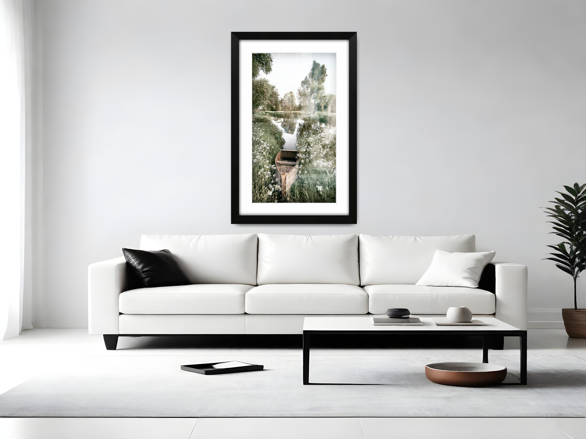 ( 70 x 100 cm ) / 40 x 28 Inch with 91.44 x 60.96 cm White Mount Certificate Frames - MDF