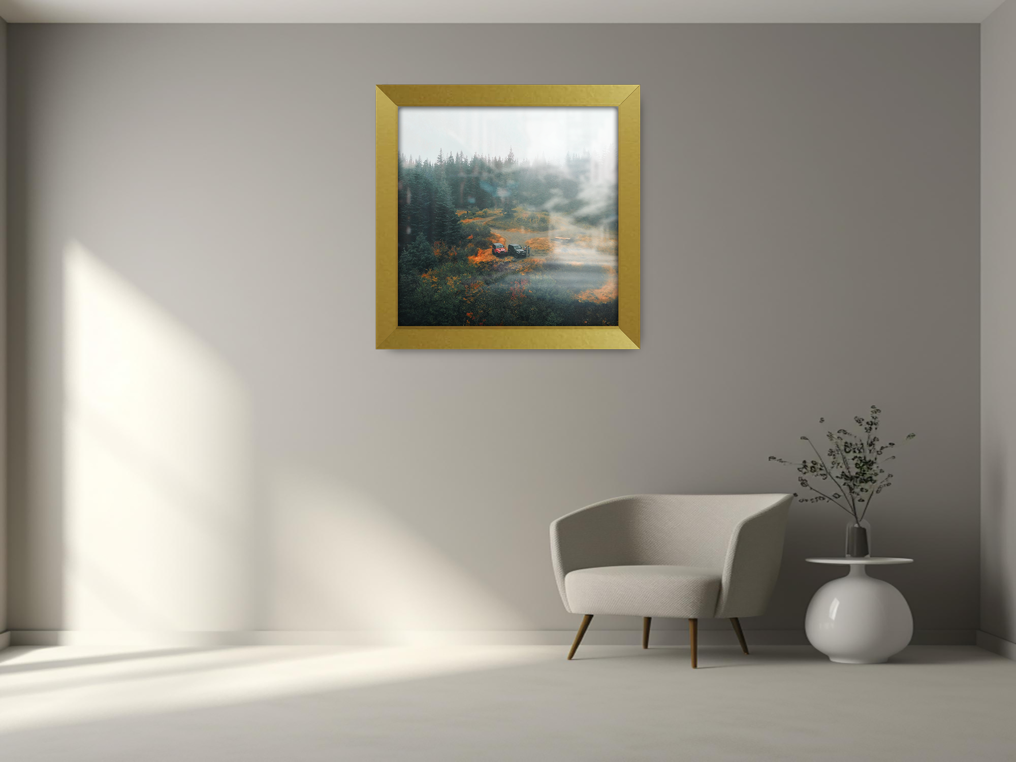 ( 70 x 70 CM ) / 28 x 28 Inch Frames - MDF