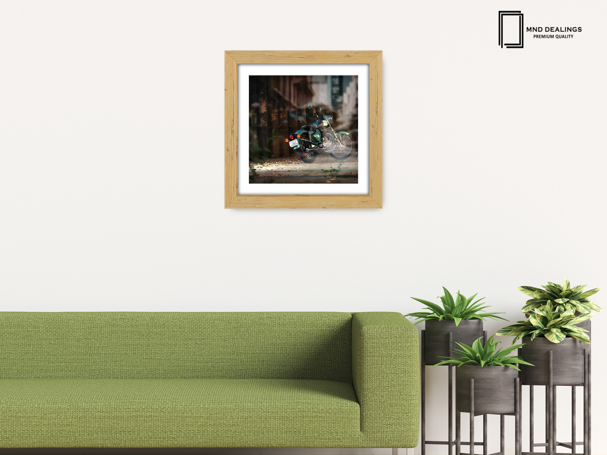 ( 70 x 70 Cm ) / 28 x 28 Inch with 60 x 60 Cm White Mount Picture Frames - MDF