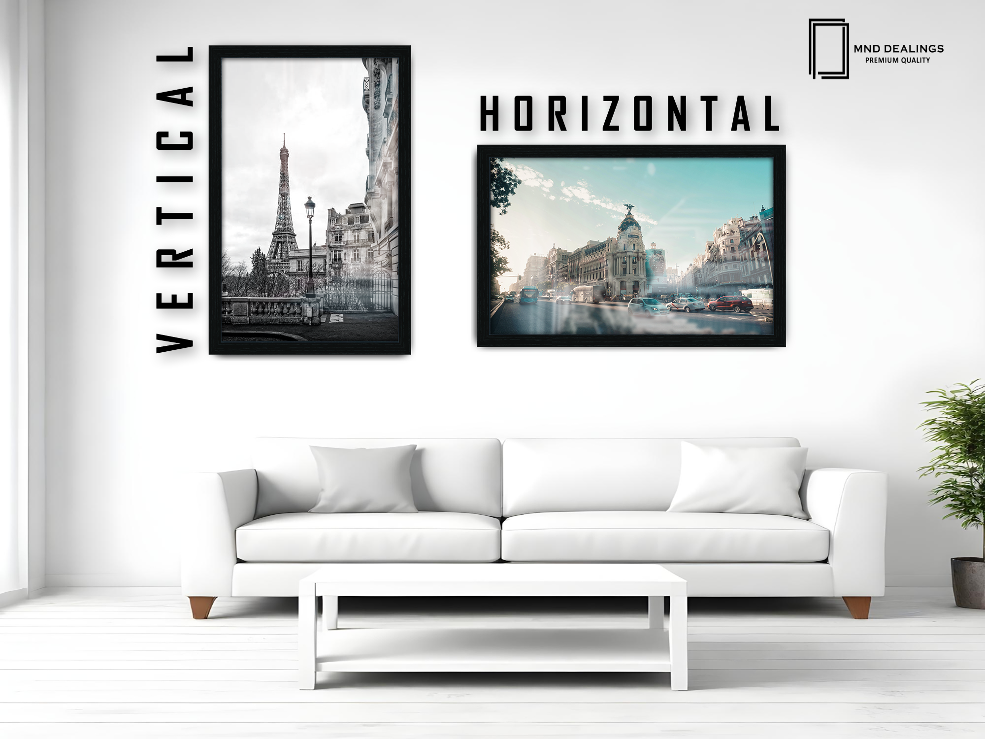 ( 70 x 90 CM ) / 36 x 28 Inch Frames - MDF