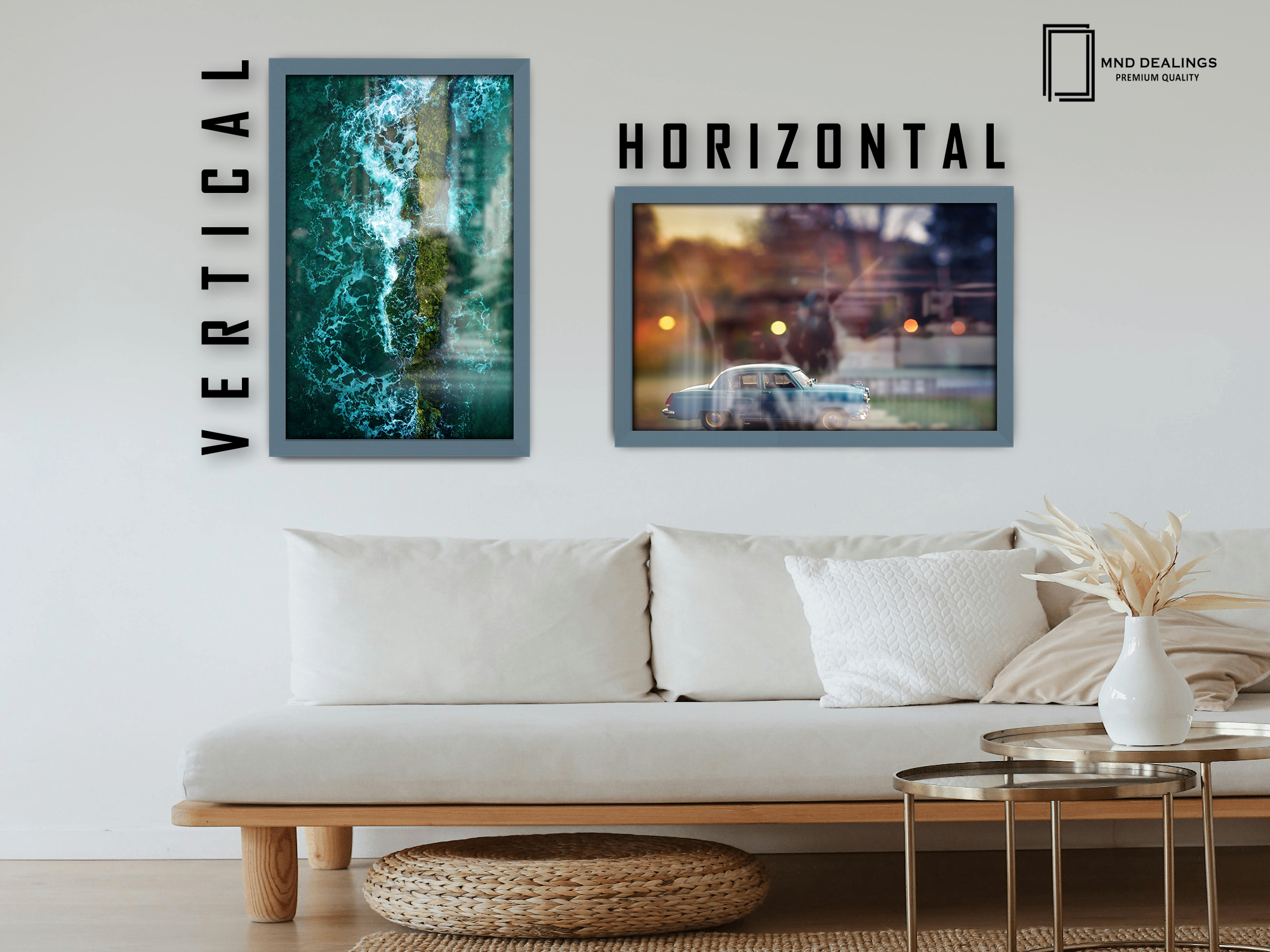 ( 70 x 90 CM ) / 36 x 28 Inch Frames - MDF