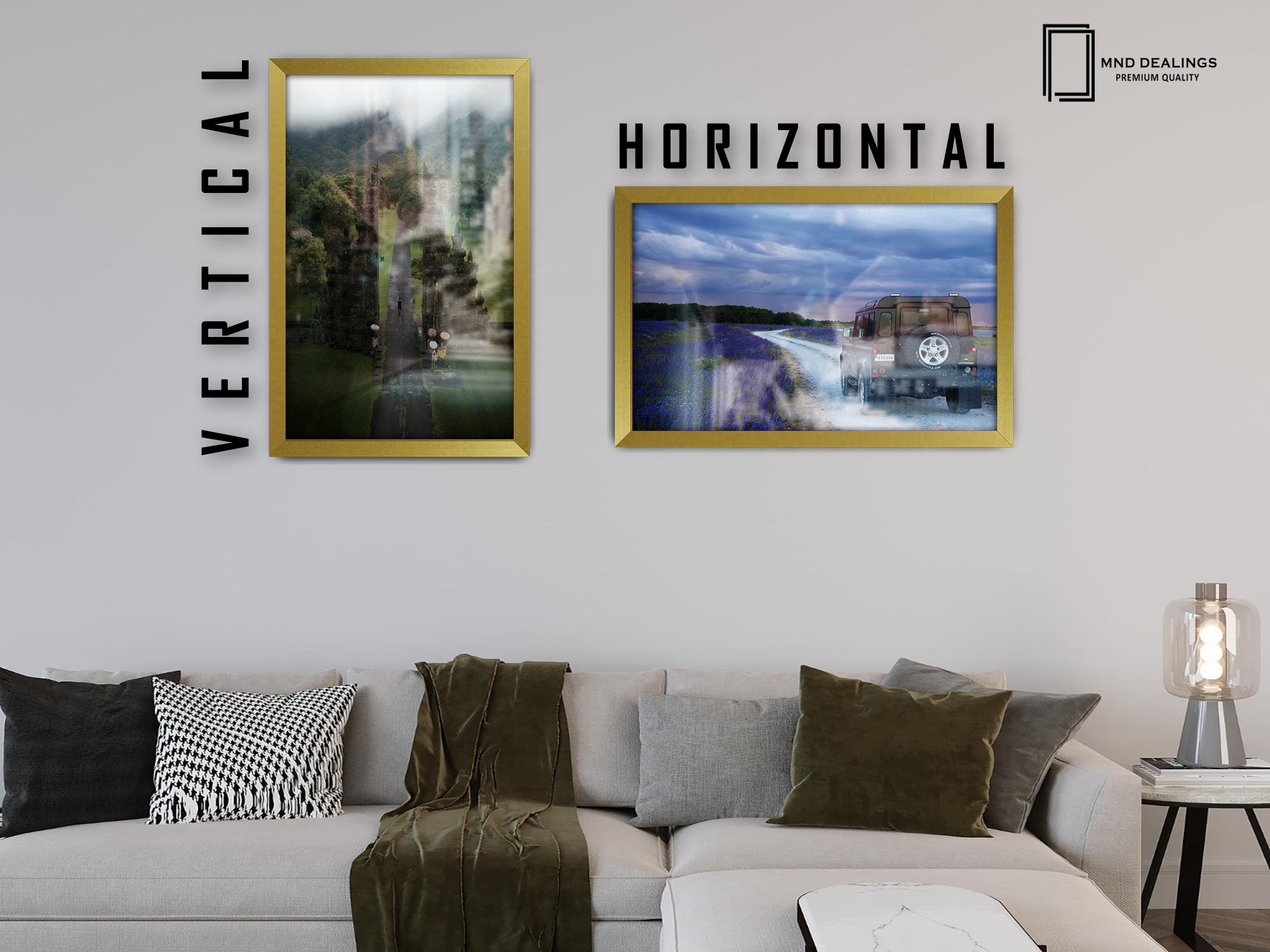 ( 70 x 90 CM ) / 36 x 28 Inch Frames - MDF