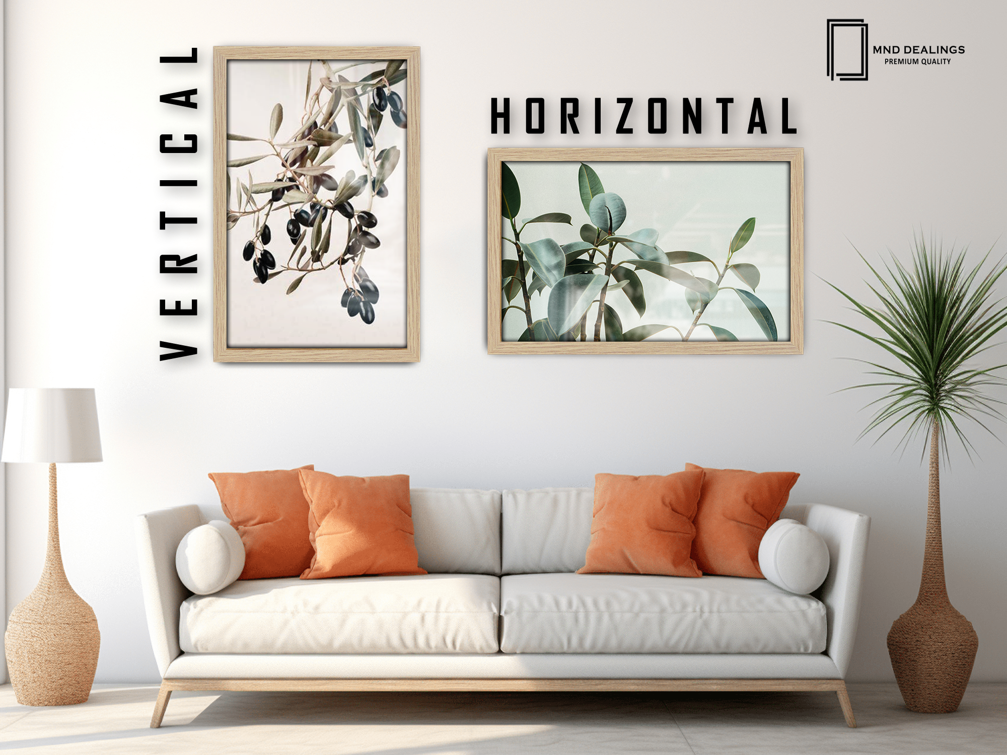 ( 70 x 90 CM ) / 36 x 28 Inch Frames - MDF