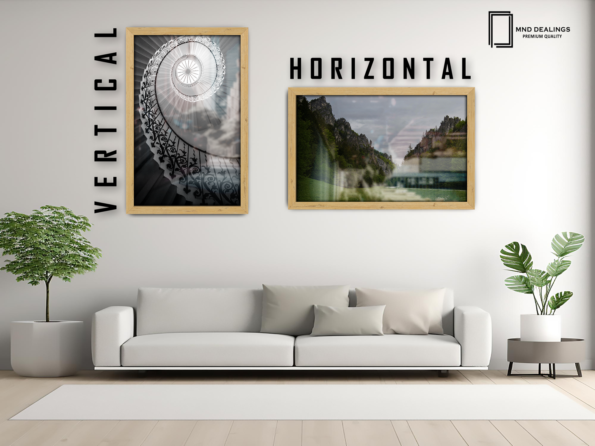 ( 70 x 90 CM ) / 36 x 28 Inch Frames - MDF