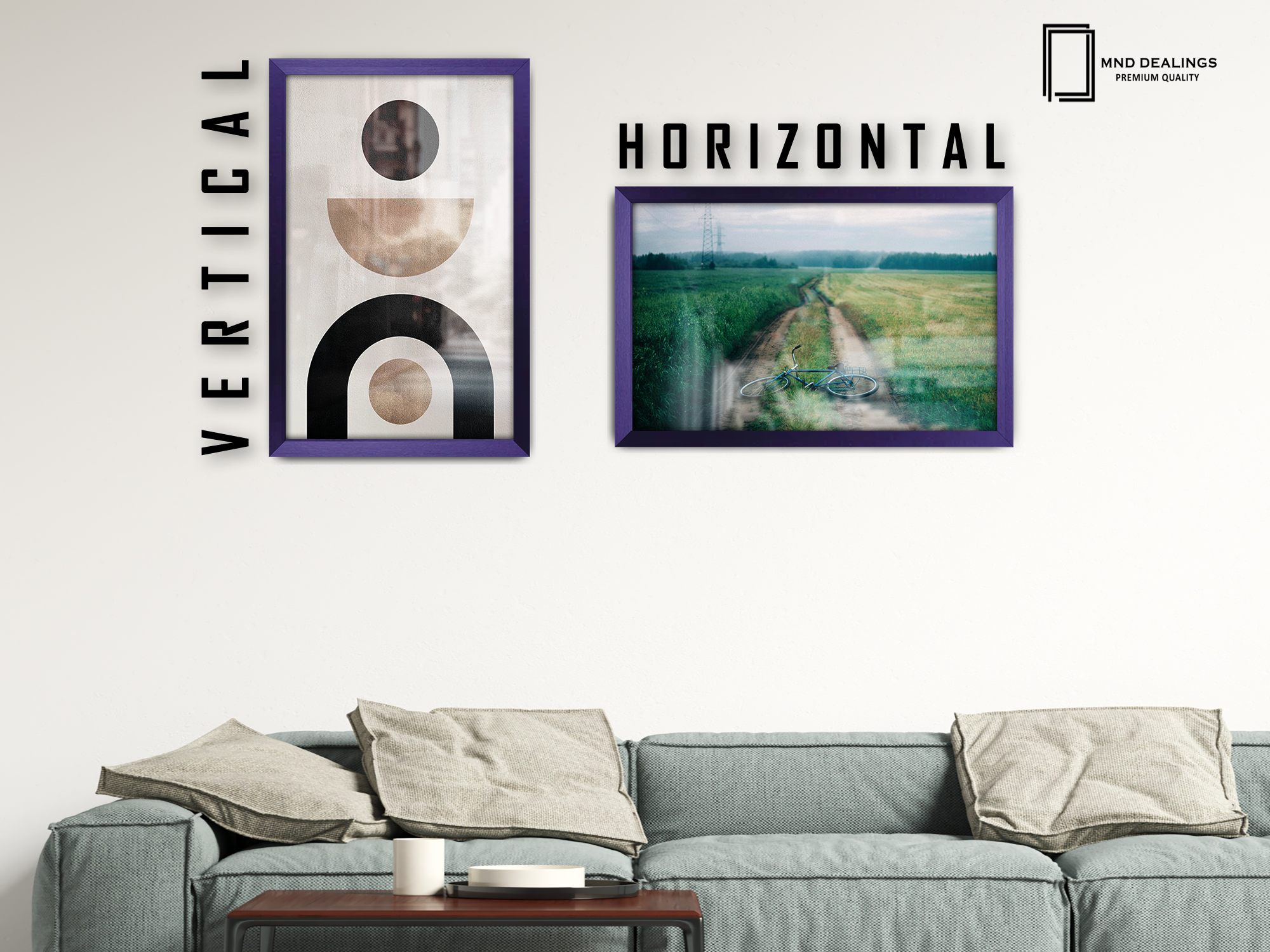 ( 70 x 90 CM ) / 36 x 28 Inch Frames - MDF