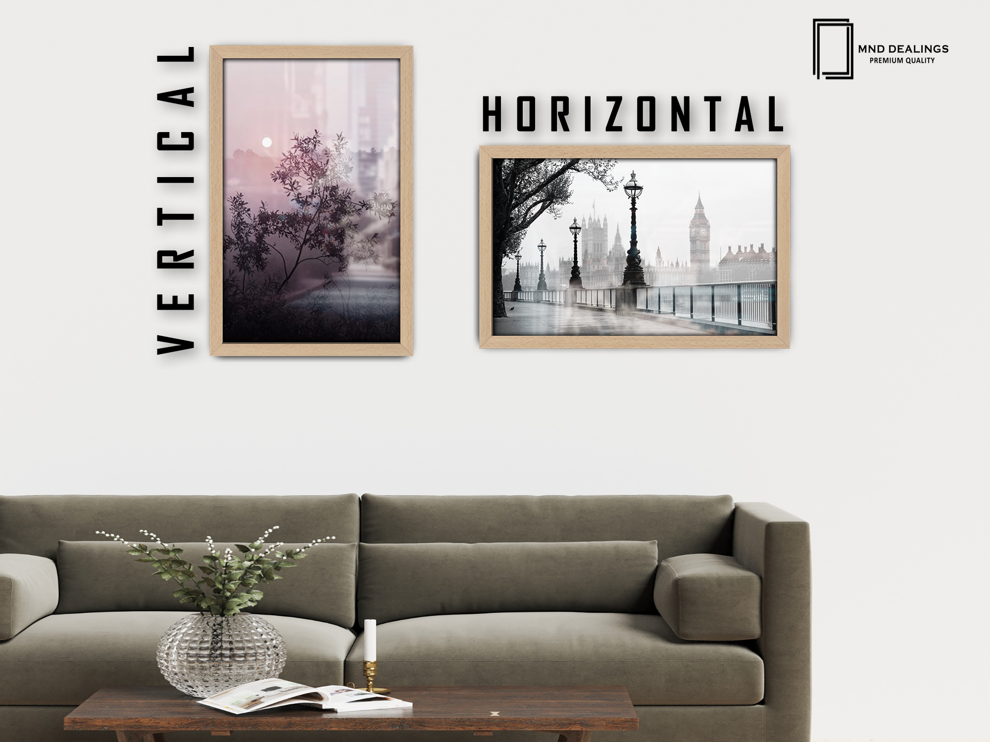 ( 71 x 51 CM ) / 28 x 20 Inch Frames - MDF