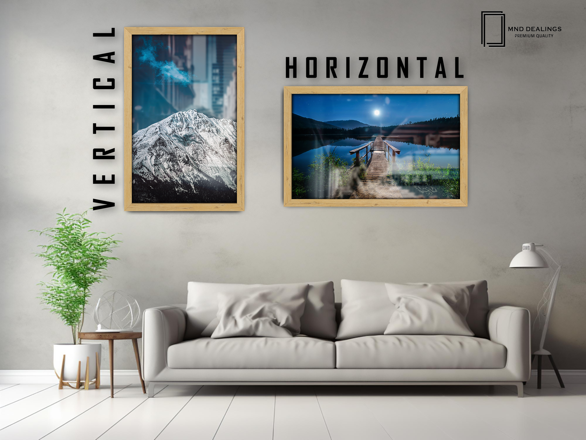 ( 71 x 51 CM ) / 28 x 20 Inch Frames - MDF