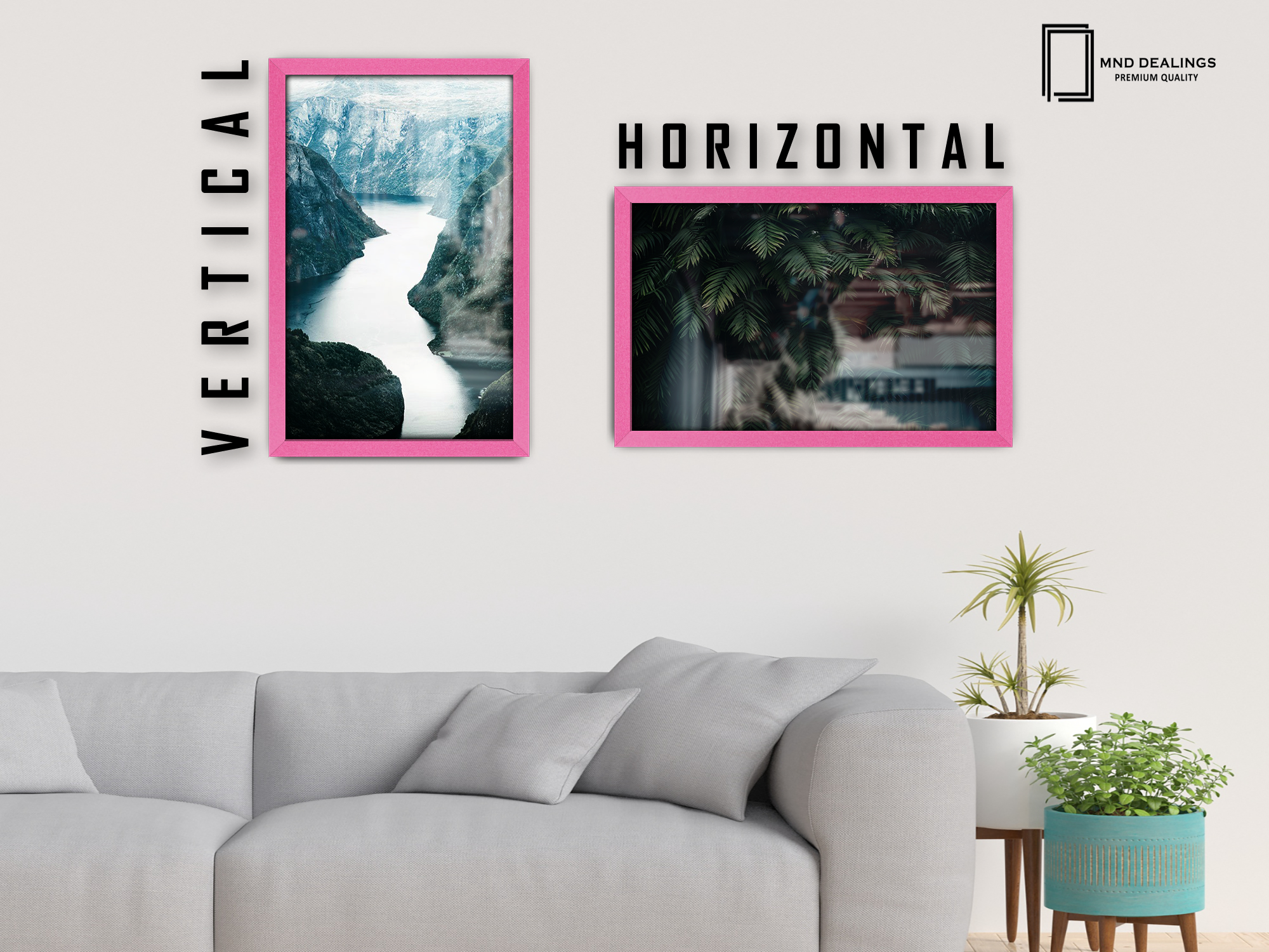 ( 71 x 51 CM ) / 28 x 20 Inch Frames - MDF