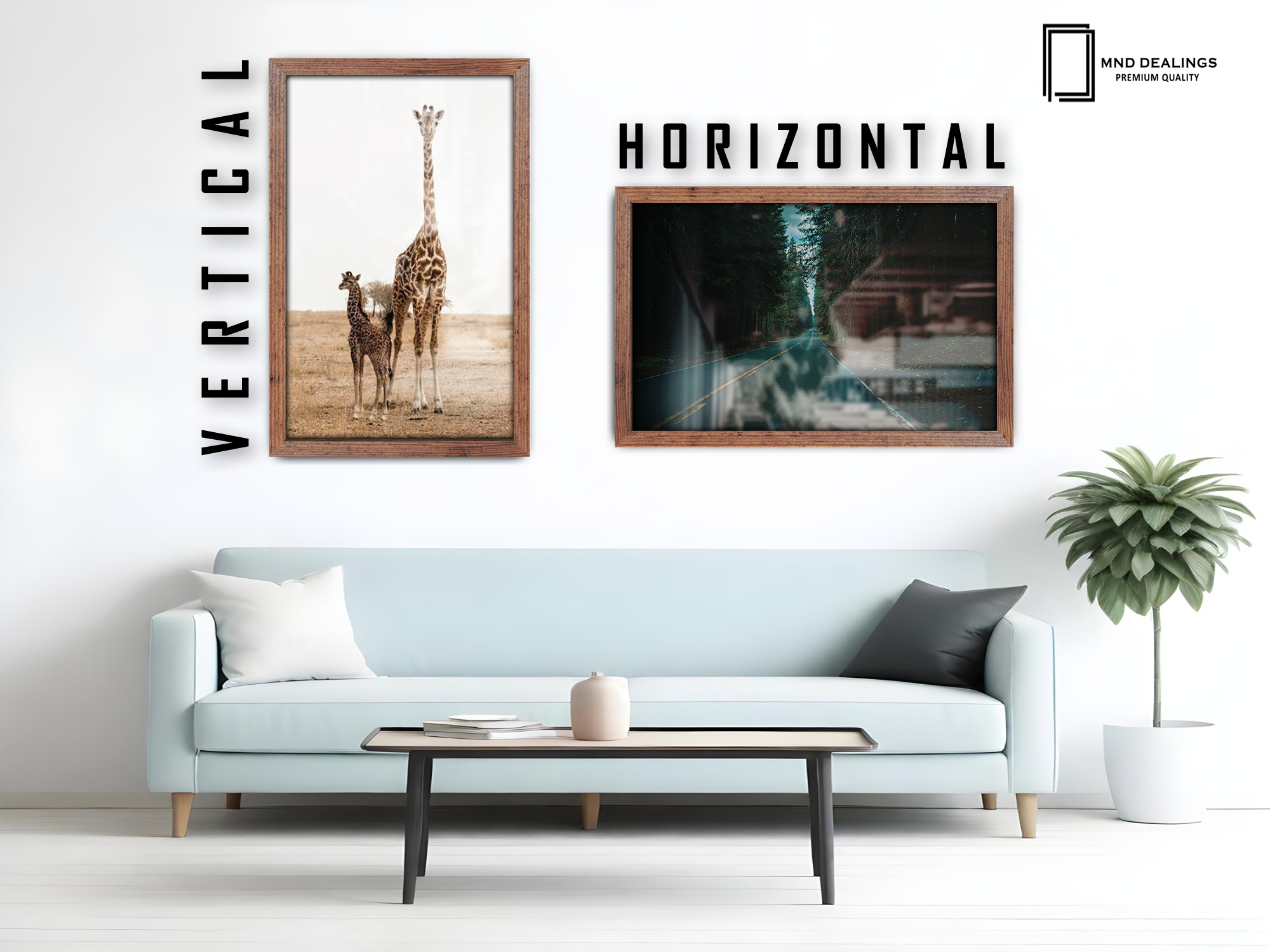 ( 71 x 51 CM ) / 28 x 20 Inch Frames - MDF