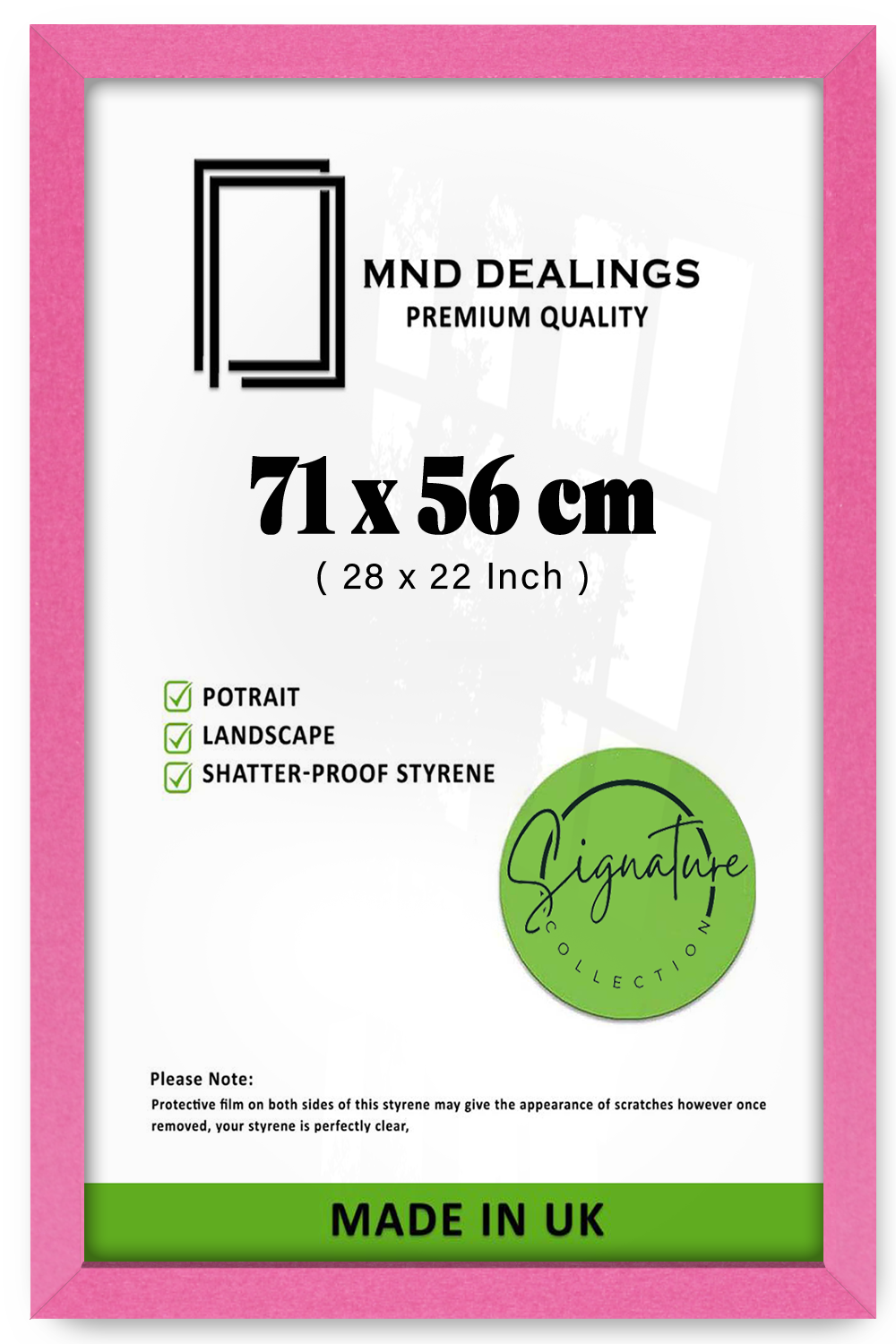 ( 71 x 56 CM ) / 28 x 22 Inch Picture Frames - MDF