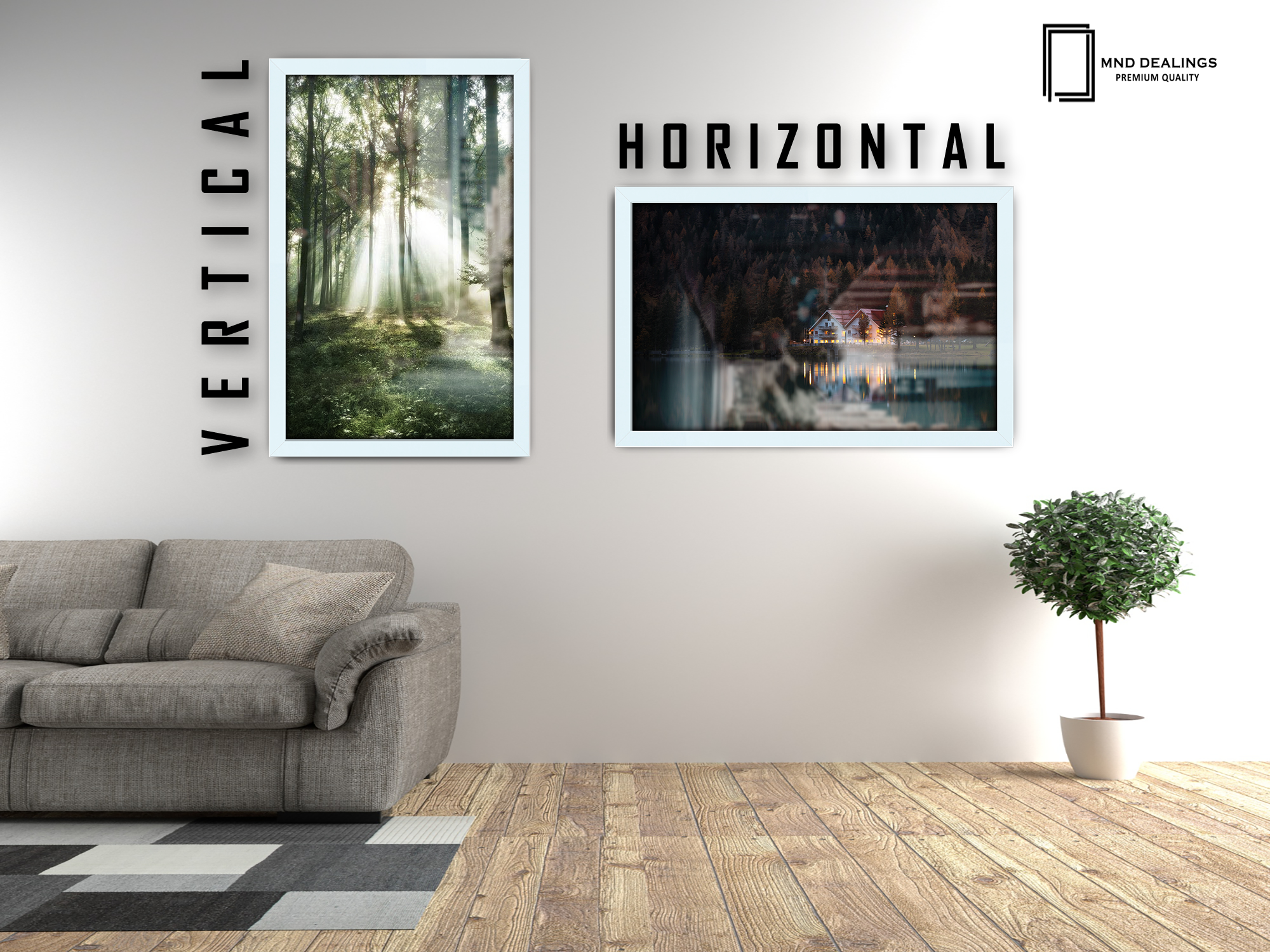 ( 71 x 56 CM ) / 28 x 22 Inch Picture Frames - MDF