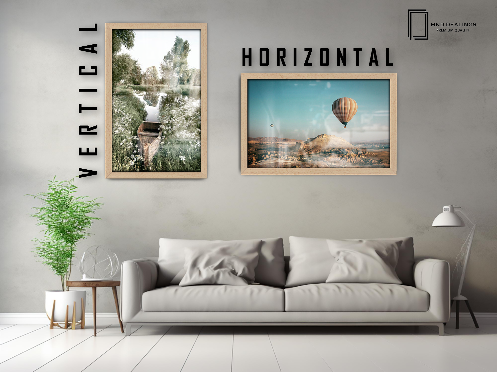 ( 75 x 100 CM ) / 40 x 30 Inch Photo Frames - MDF