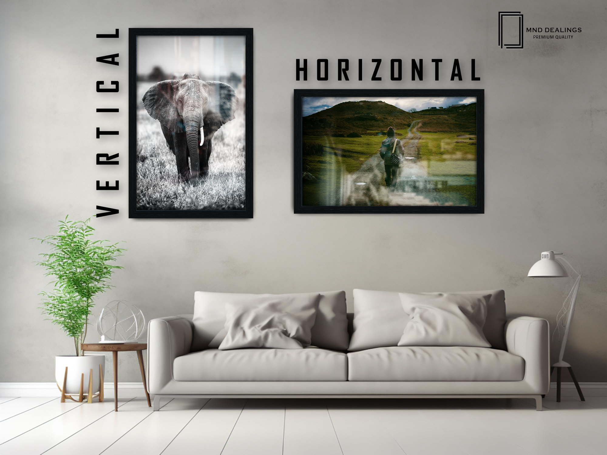 ( 75 x 100 CM ) / 40 x 30 Inch Photo Frames - MDF