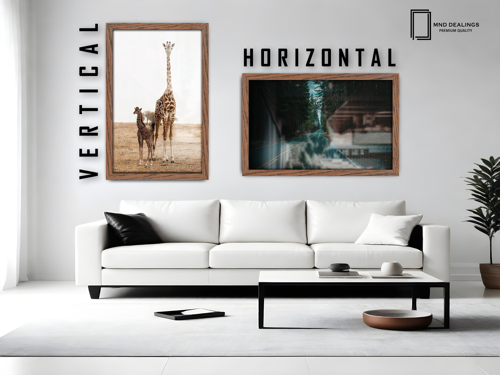 ( 75 x 100 CM ) / 40 x 30 Inch Photo Frames - MDF