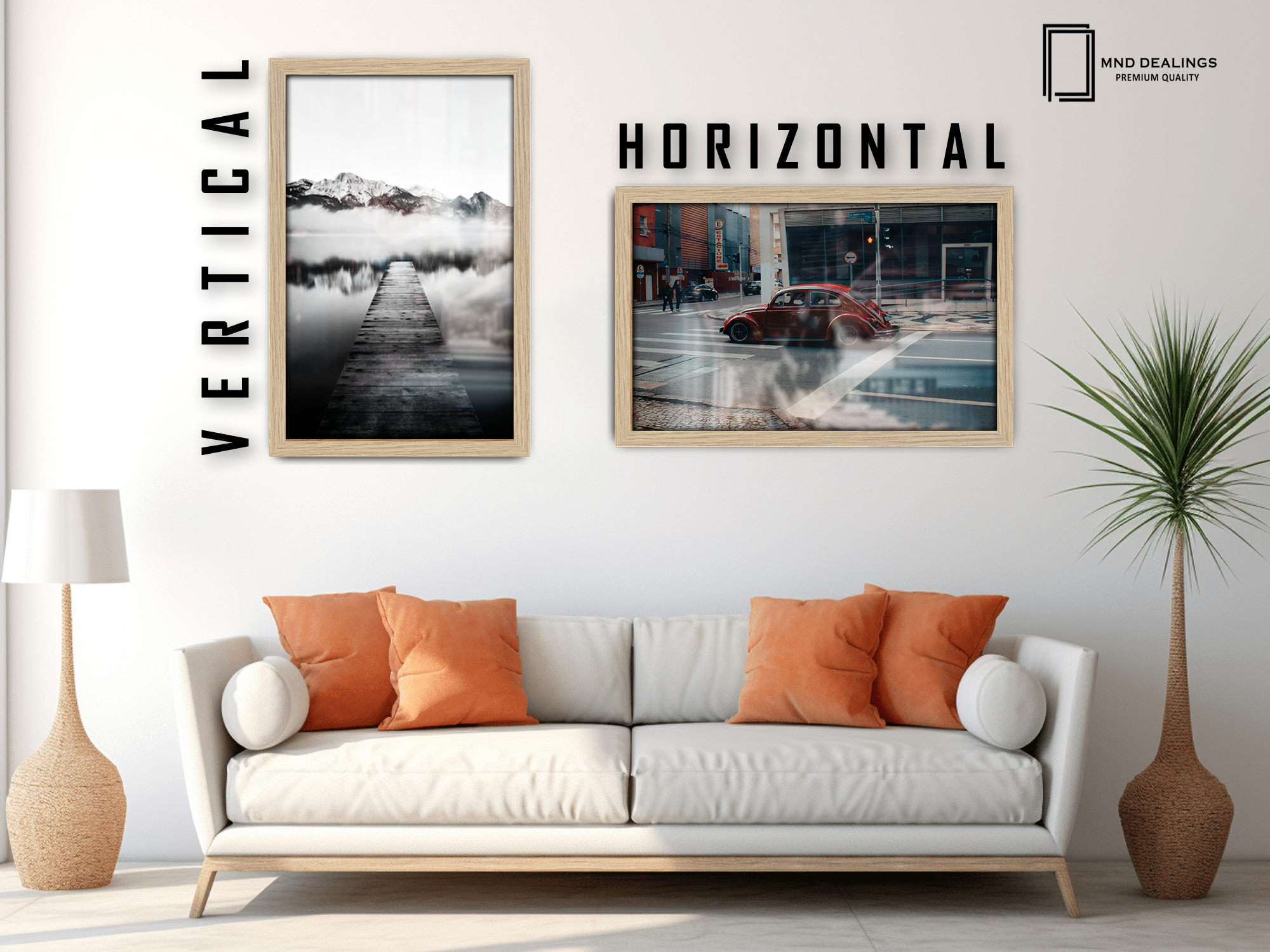 ( 75 x 100 CM ) / 40 x 30 Inch Photo Frames - MDF