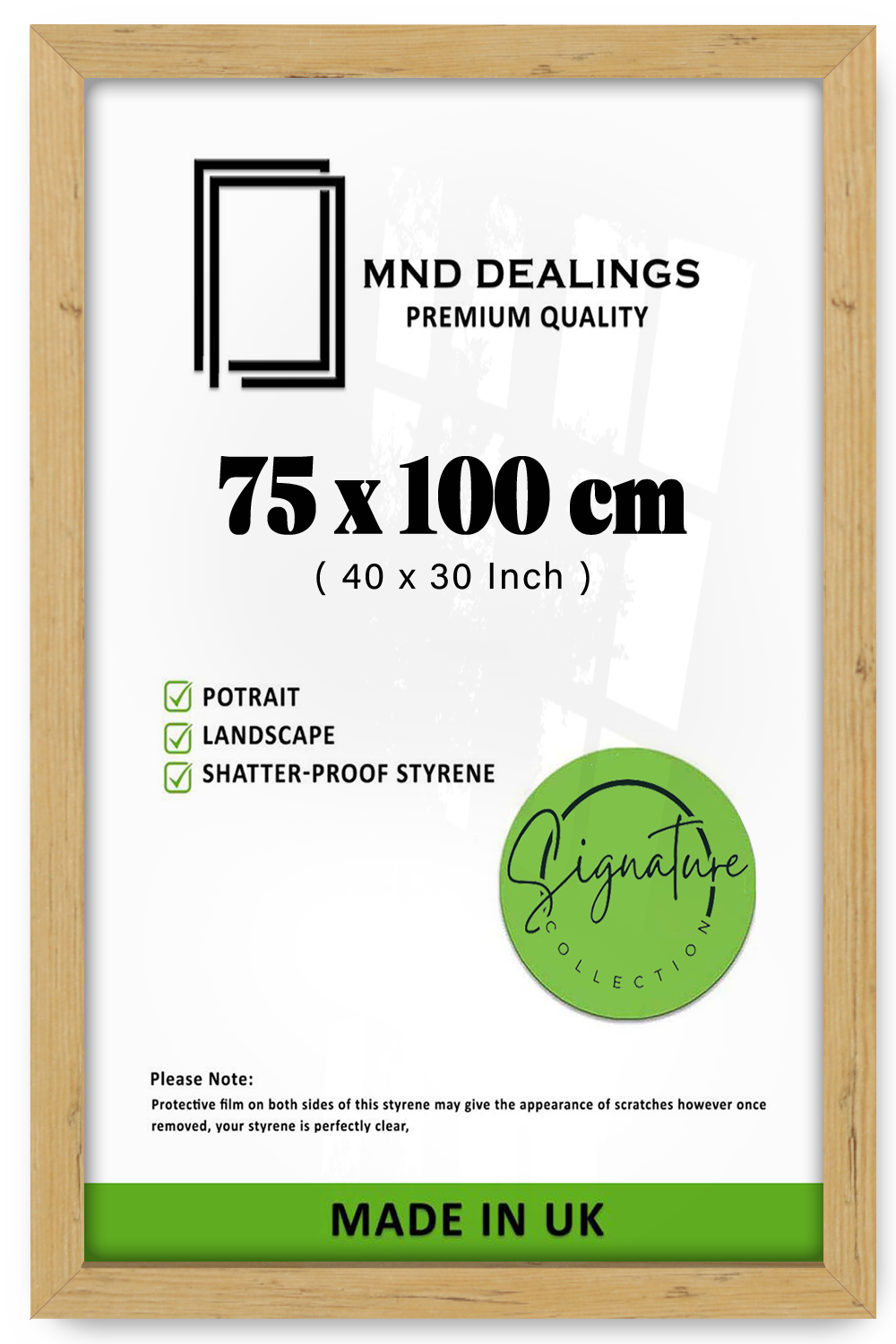 ( 75 x 100 CM ) / 40 x 30 Inch Photo Frames - MDF