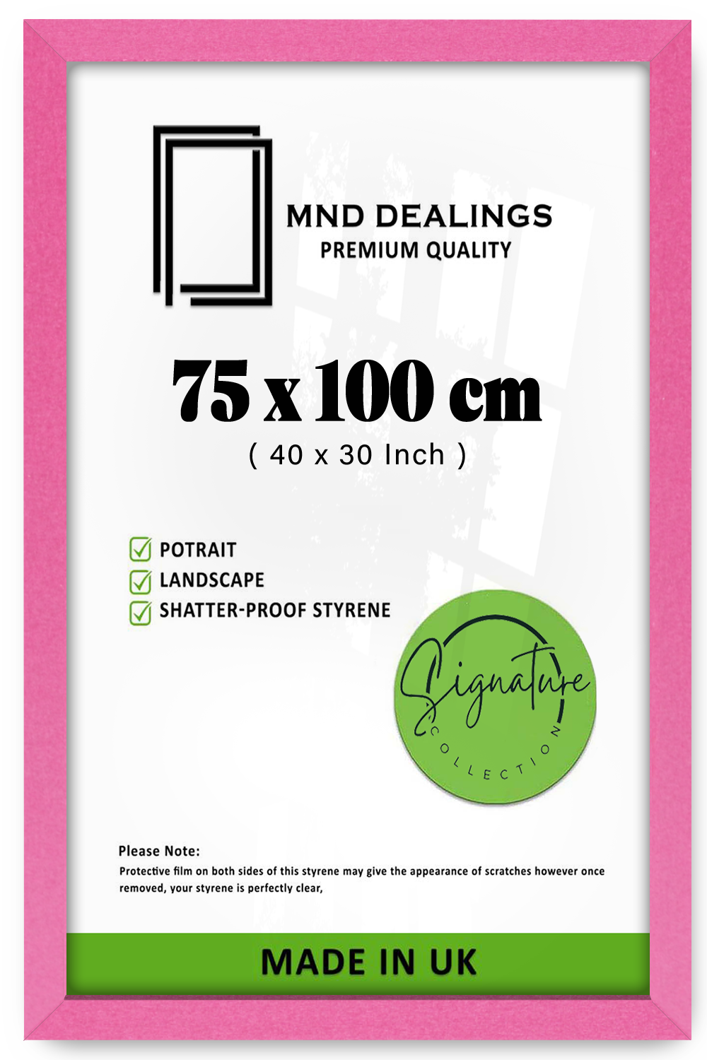 ( 75 x 100 CM ) / 40 x 30 Inch Photo Frames - MDF