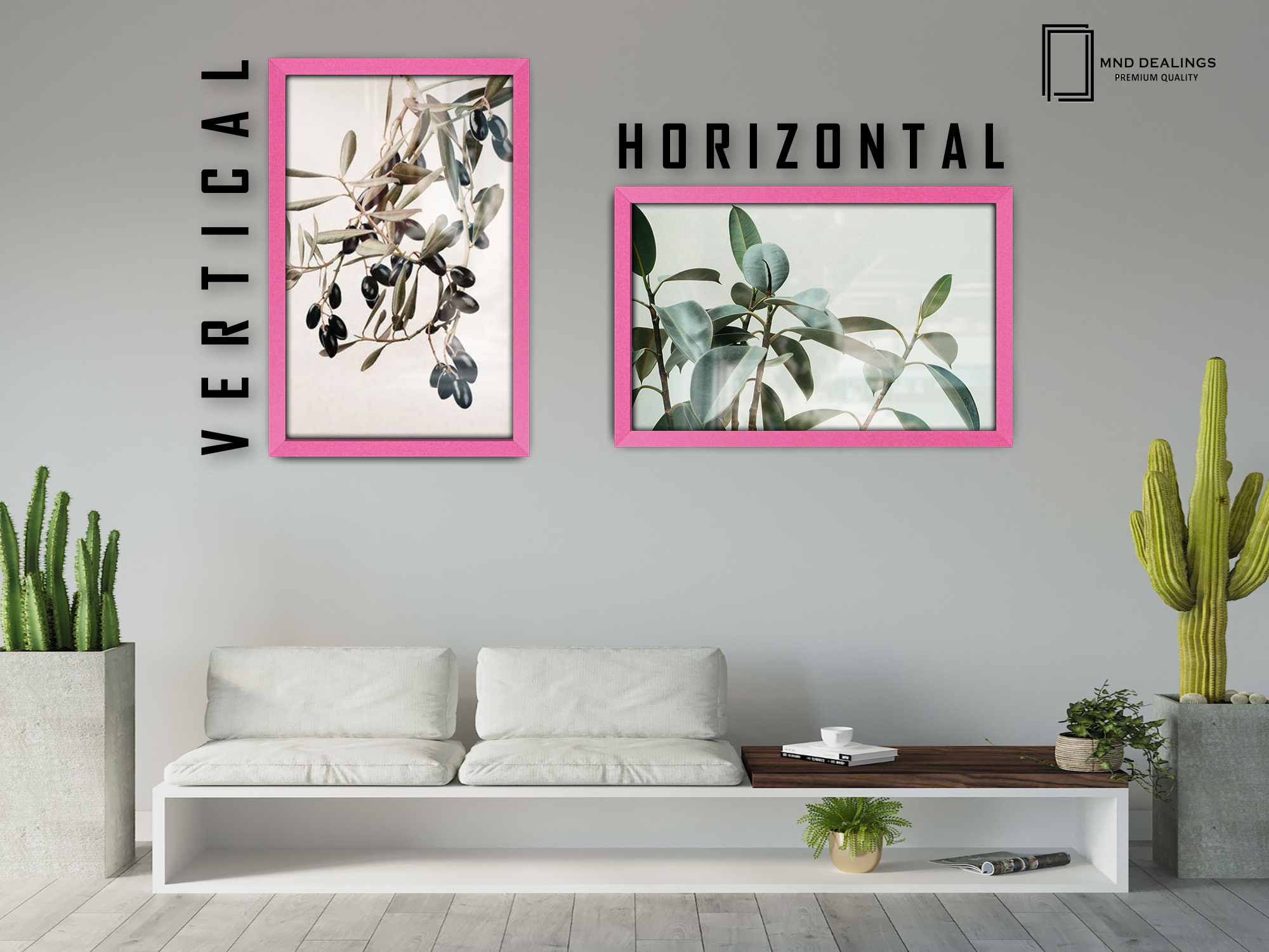 ( 75 x 100 CM ) / 40 x 30 Inch Photo Frames - MDF