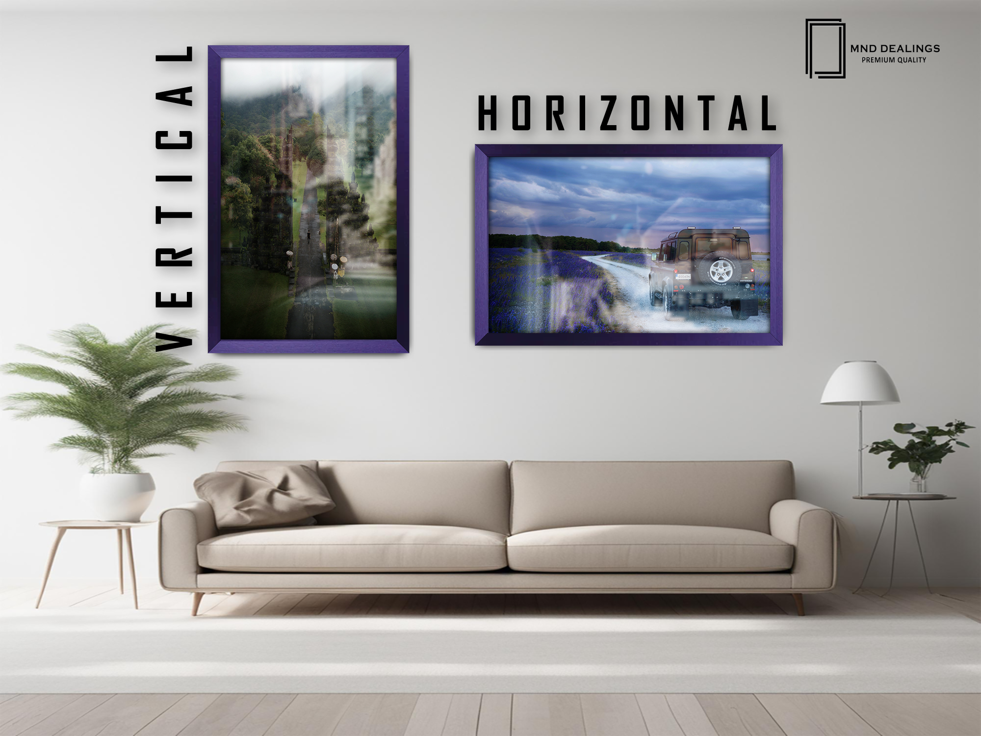 ( 75 x 100 CM ) / 40 x 30 Inch Photo Frames - MDF