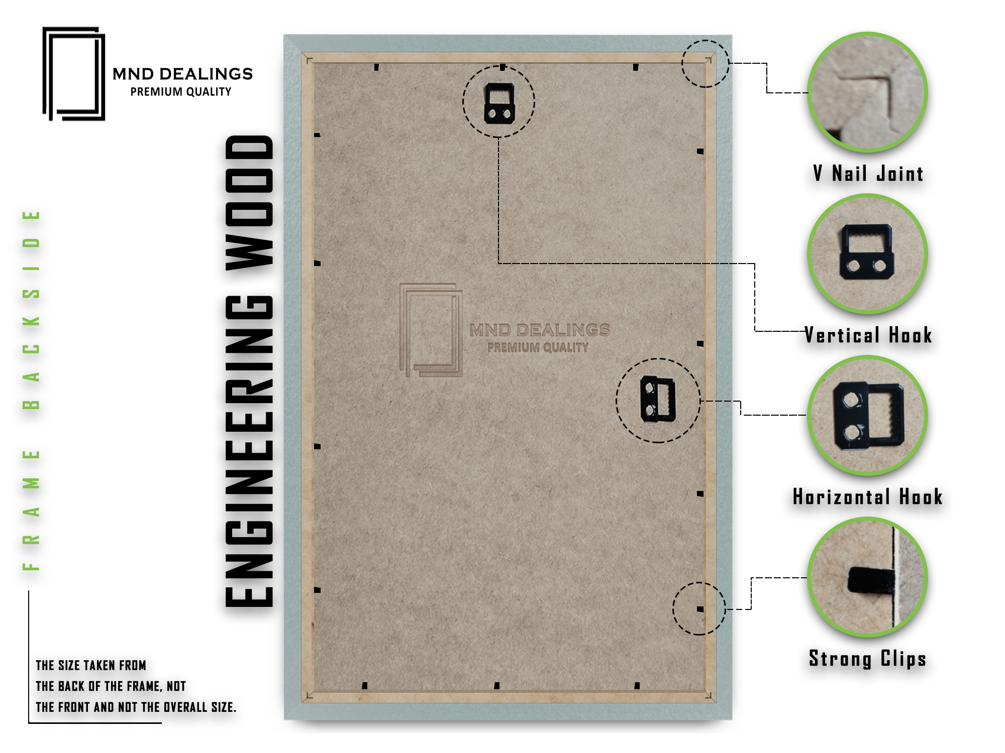 ( 75 x 100 CM ) / 40 x 30 Inch Photo Frames - MDF