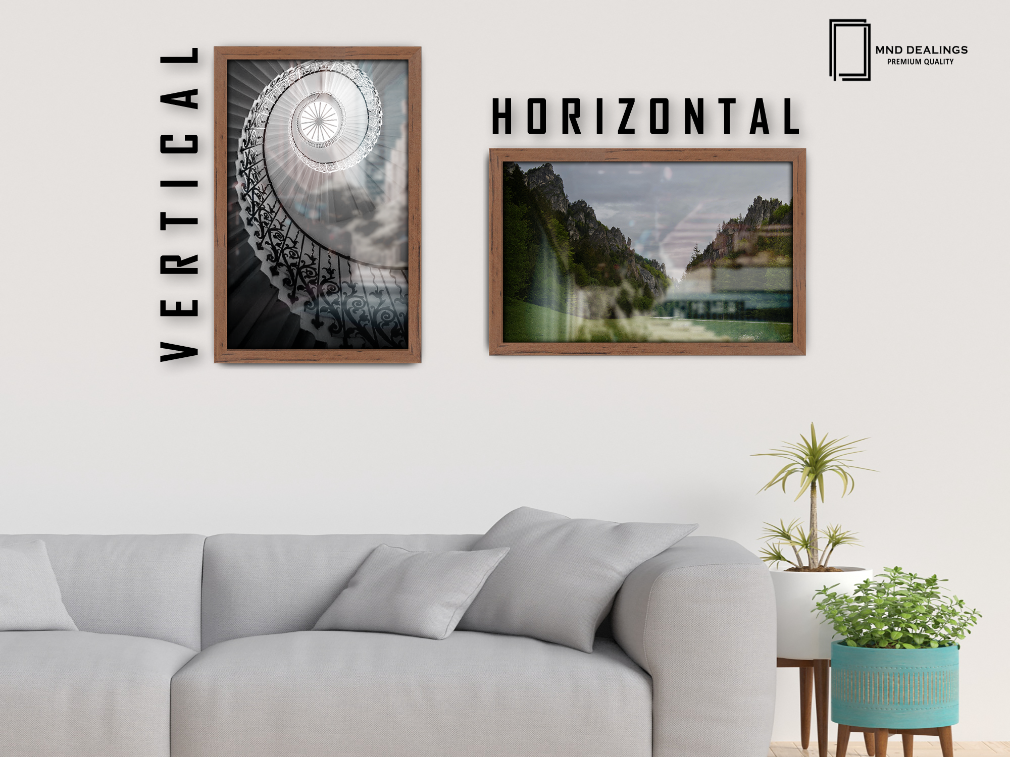 ( 75 x 100 CM ) / 40 x 30 Inch Photo Frames - MDF
