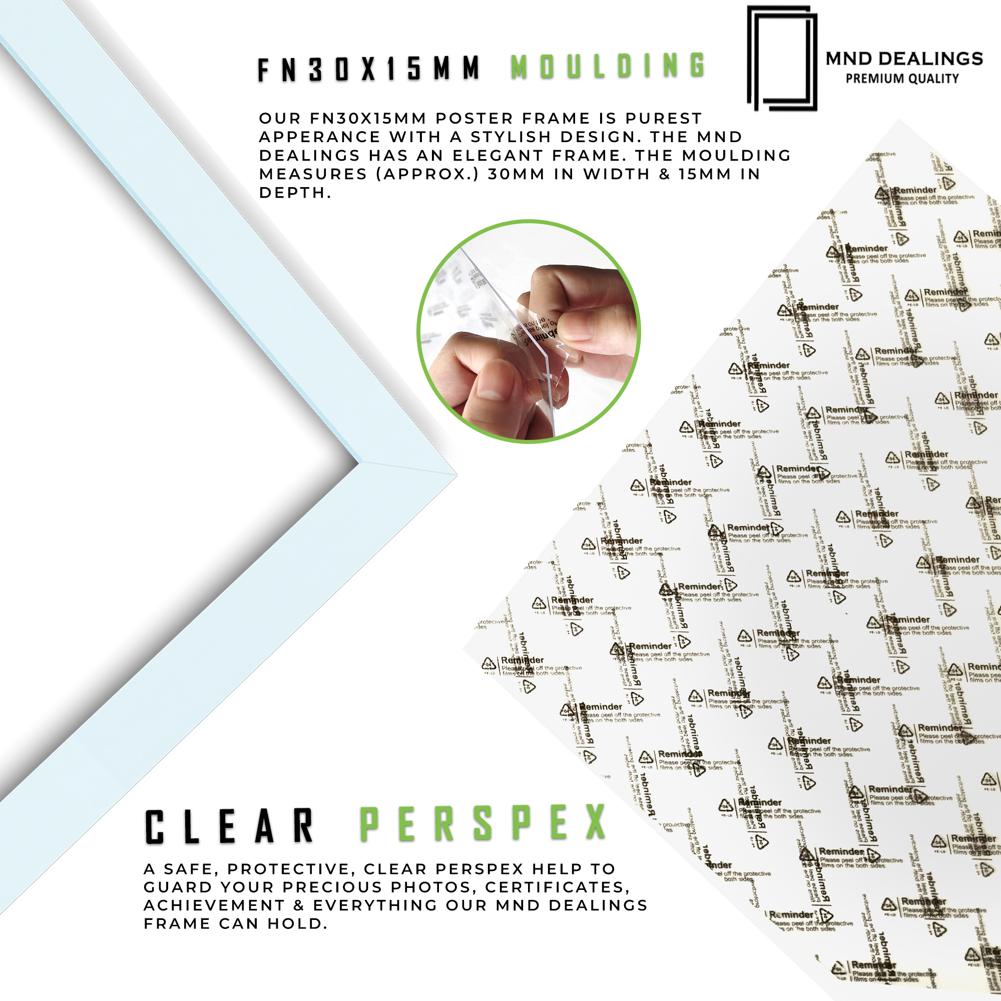 ( 75 x 100 CM ) / 40 x 30 Inch Photo Frames - MDF