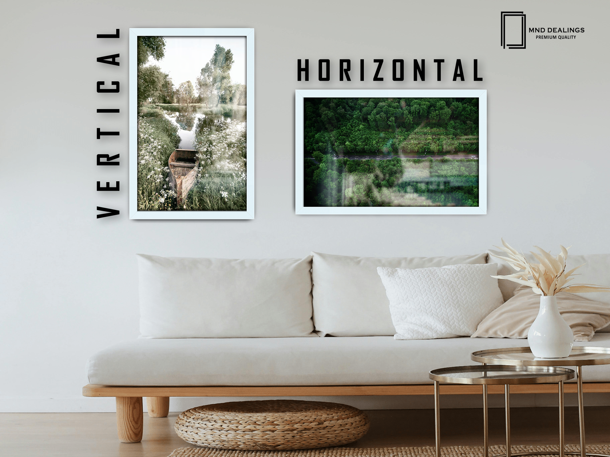 ( 75 x 100 CM ) / 40 x 30 Inch Photo Frames - MDF