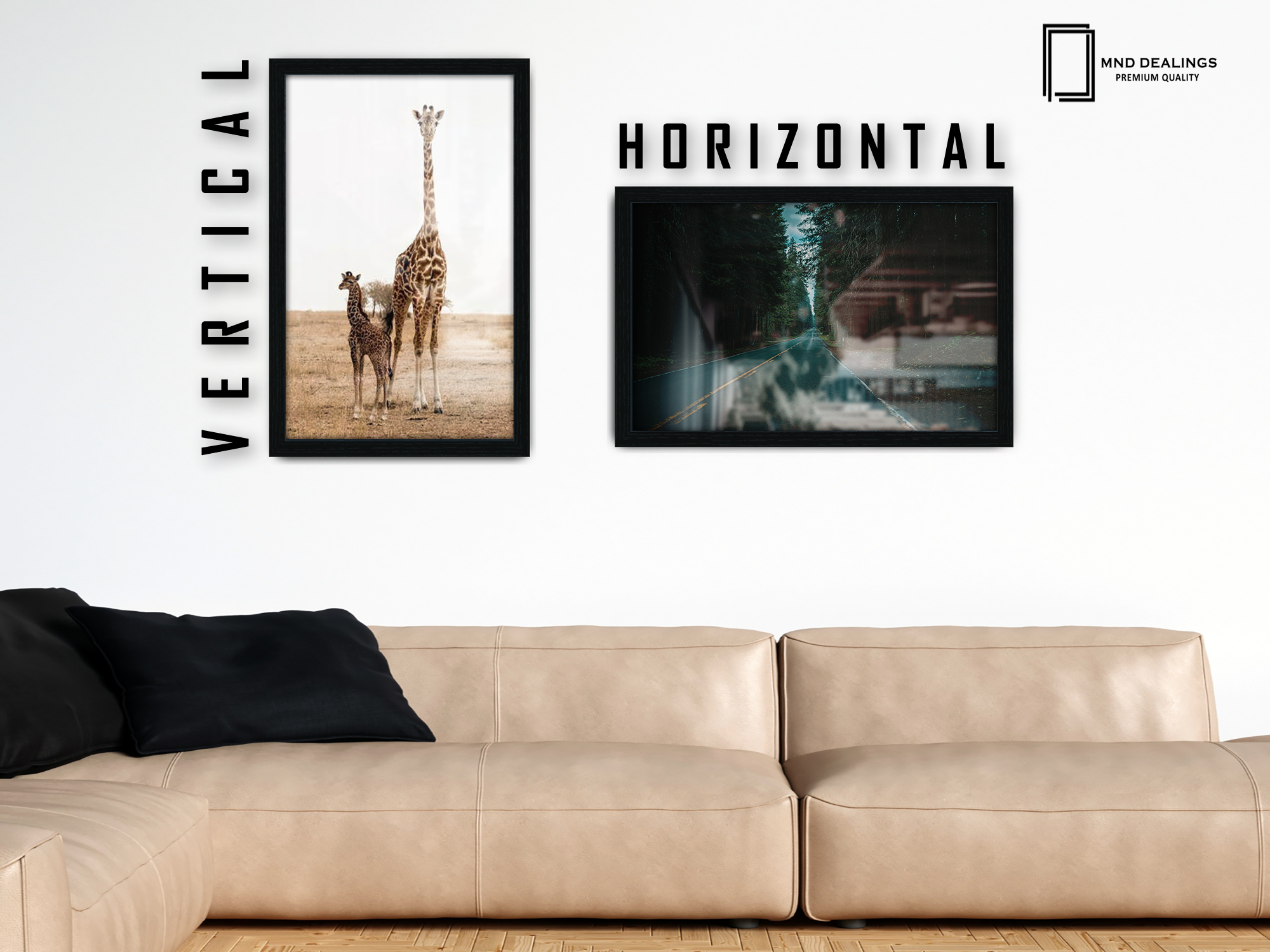 ( 80 x 100 CM ) / 40 x 32 Inch Frames - MDF