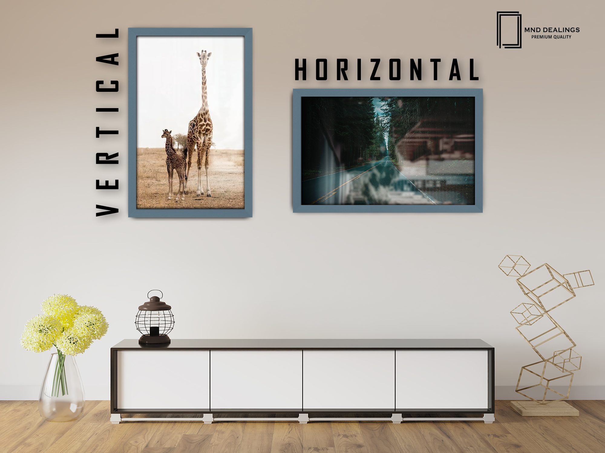( 80 x 100 CM ) / 40 x 32 Inch Frames - MDF
