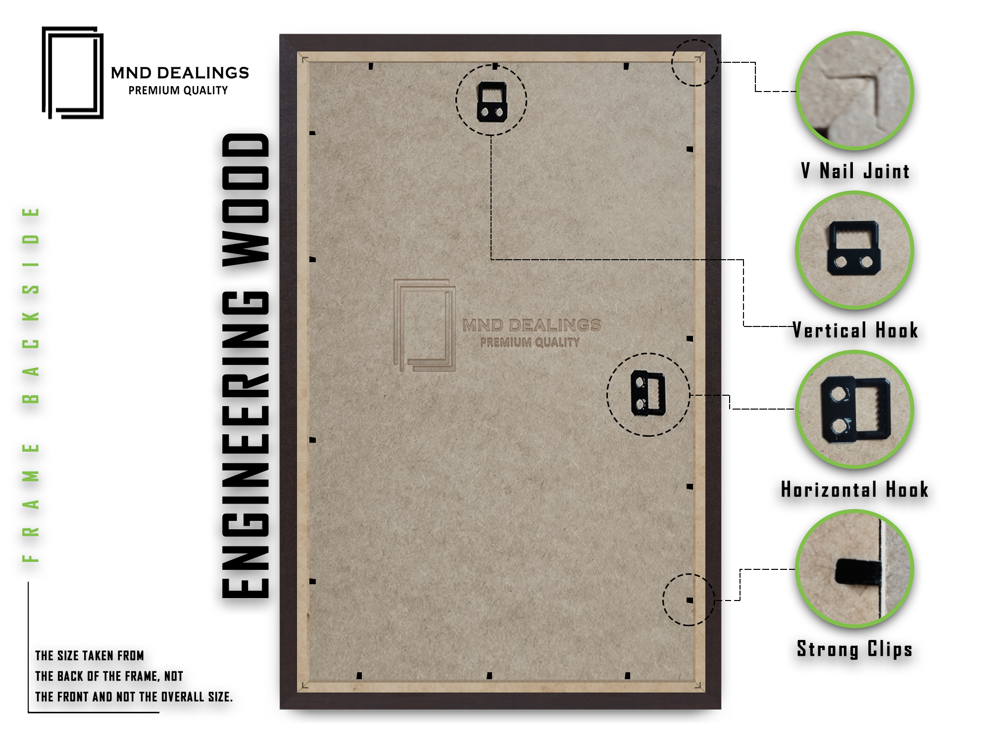( 80 x 100 CM ) / 40 x 32 Inch Frames - MDF