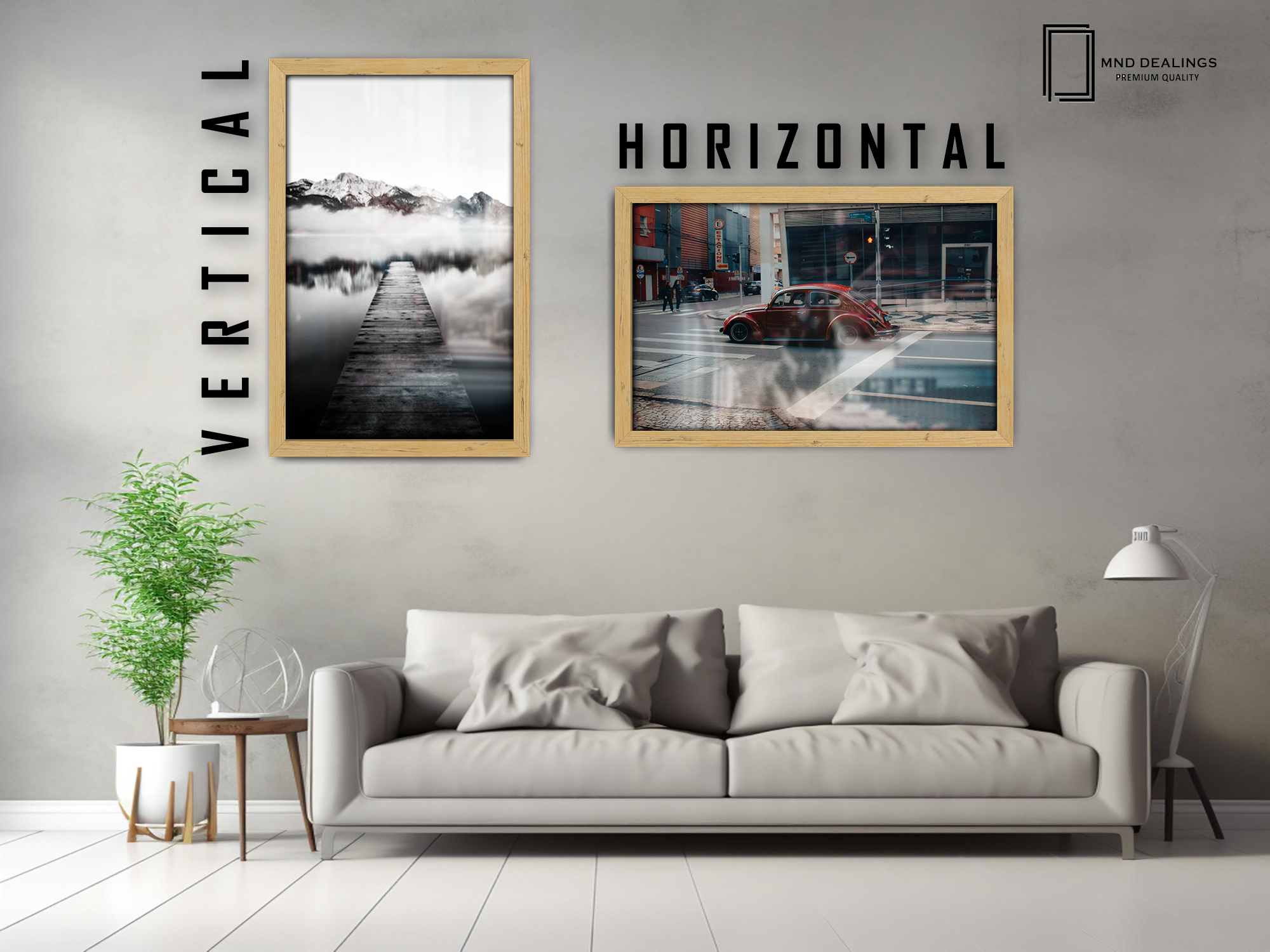 ( 80 x 100 CM ) / 40 x 32 Inch Frames - MDF