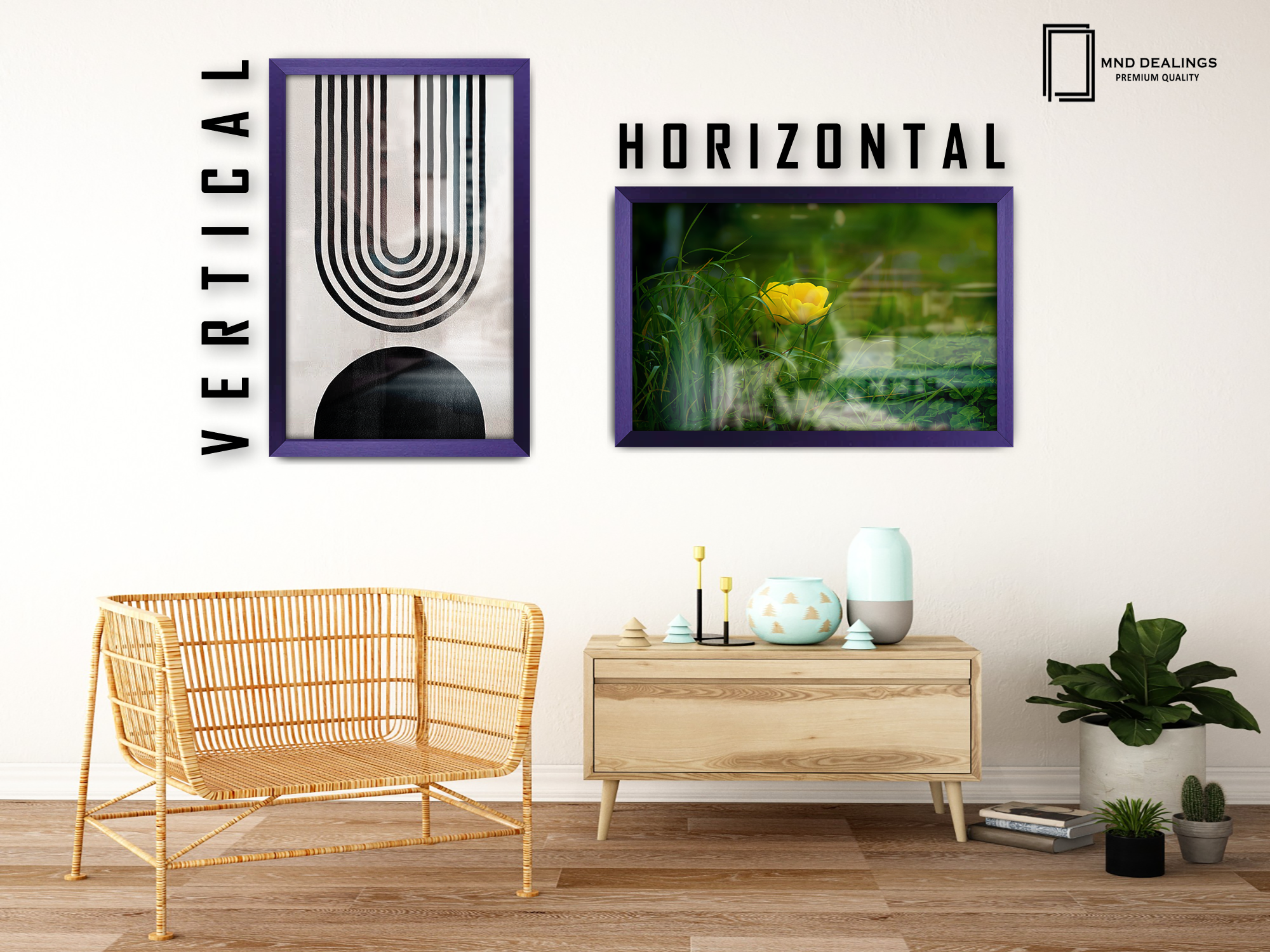 ( 80 x 100 CM ) / 40 x 32 Inch Frames - MDF