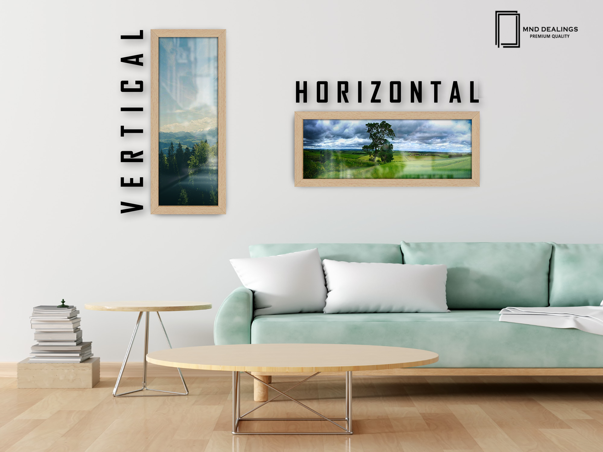 ( 80 x 40 CM ) / 32 x 16 Inch Poster Frames - MDF